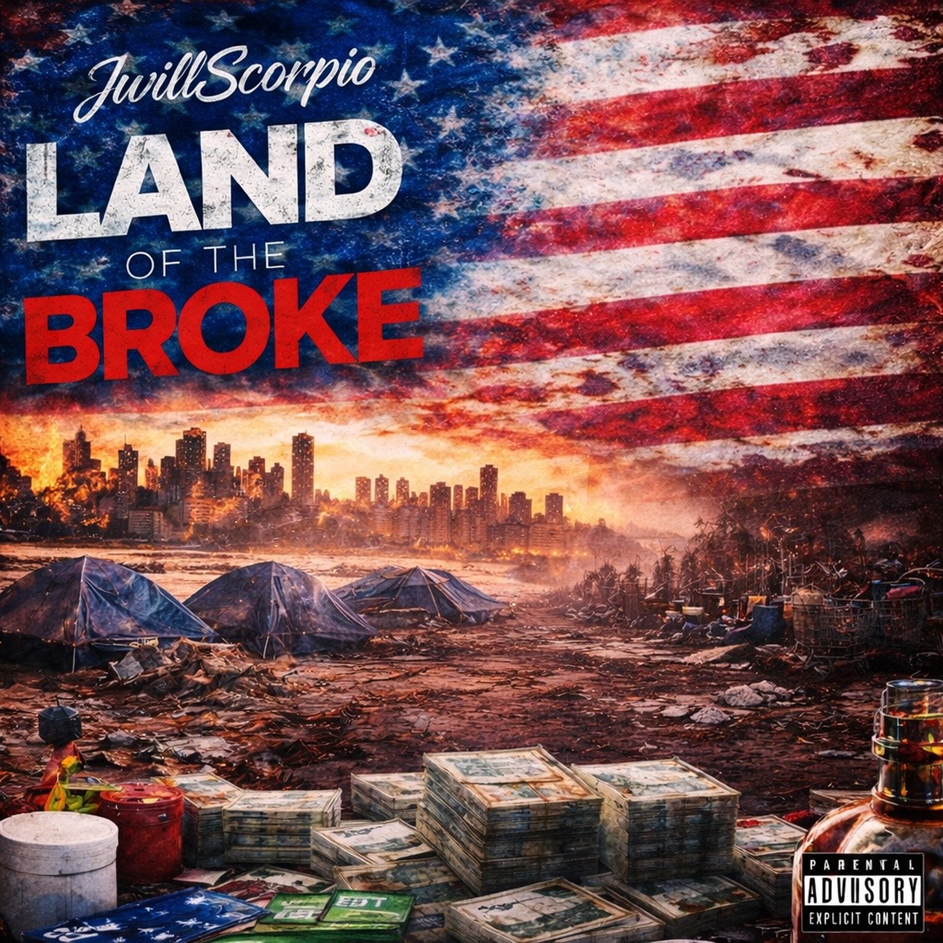 Land Of The Broke by Jwillscorpio cover art