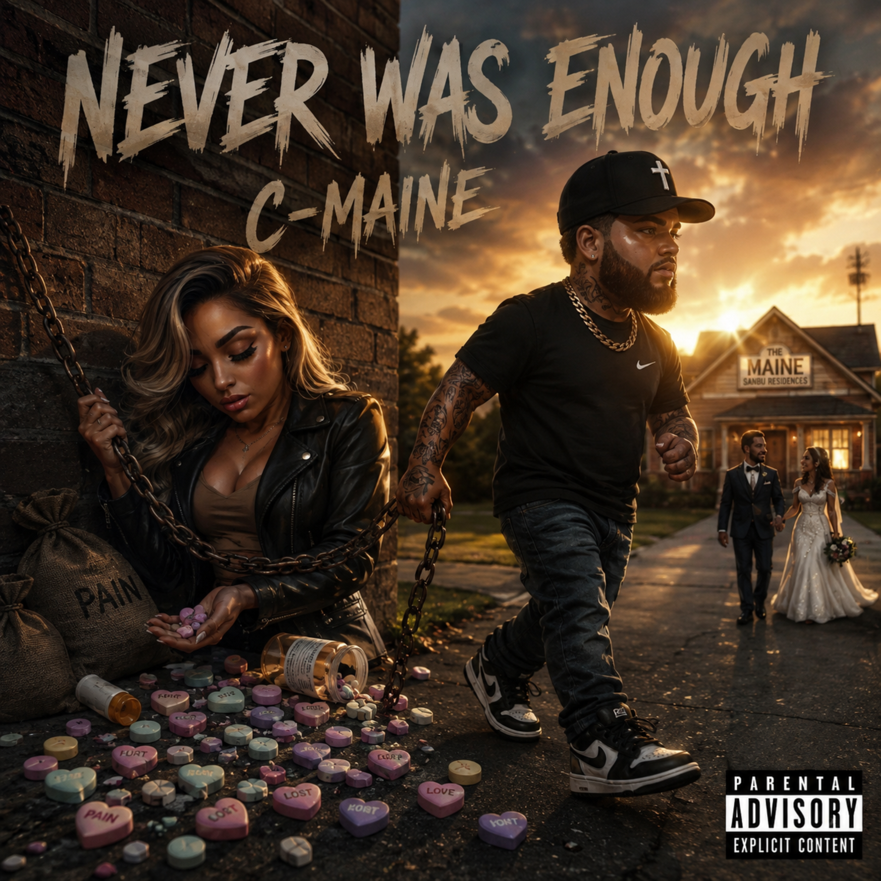 NEVER WAS ENOUGH by C-Maine cover art