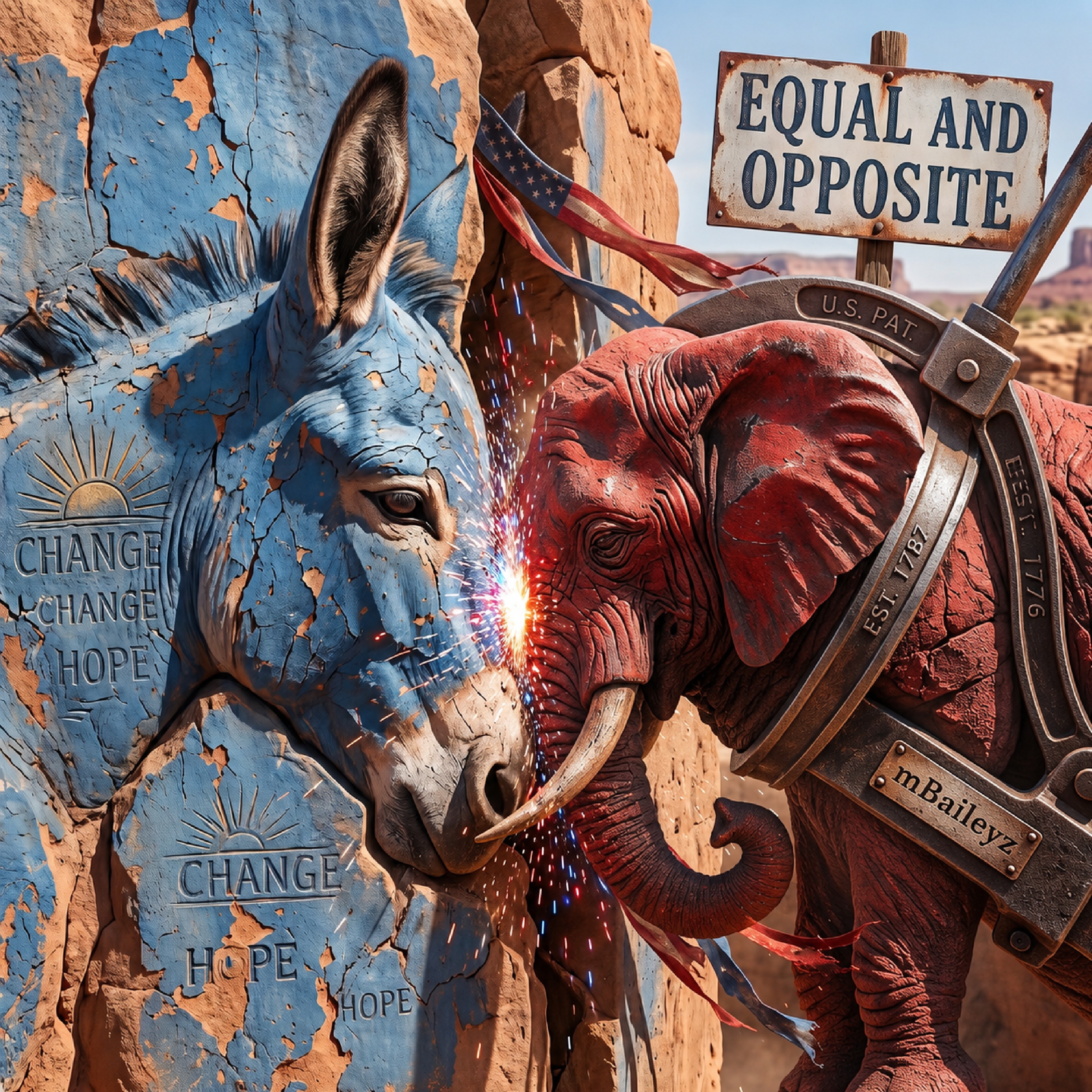 EQUAL AND OPPOSITE by mBaileyz cover art