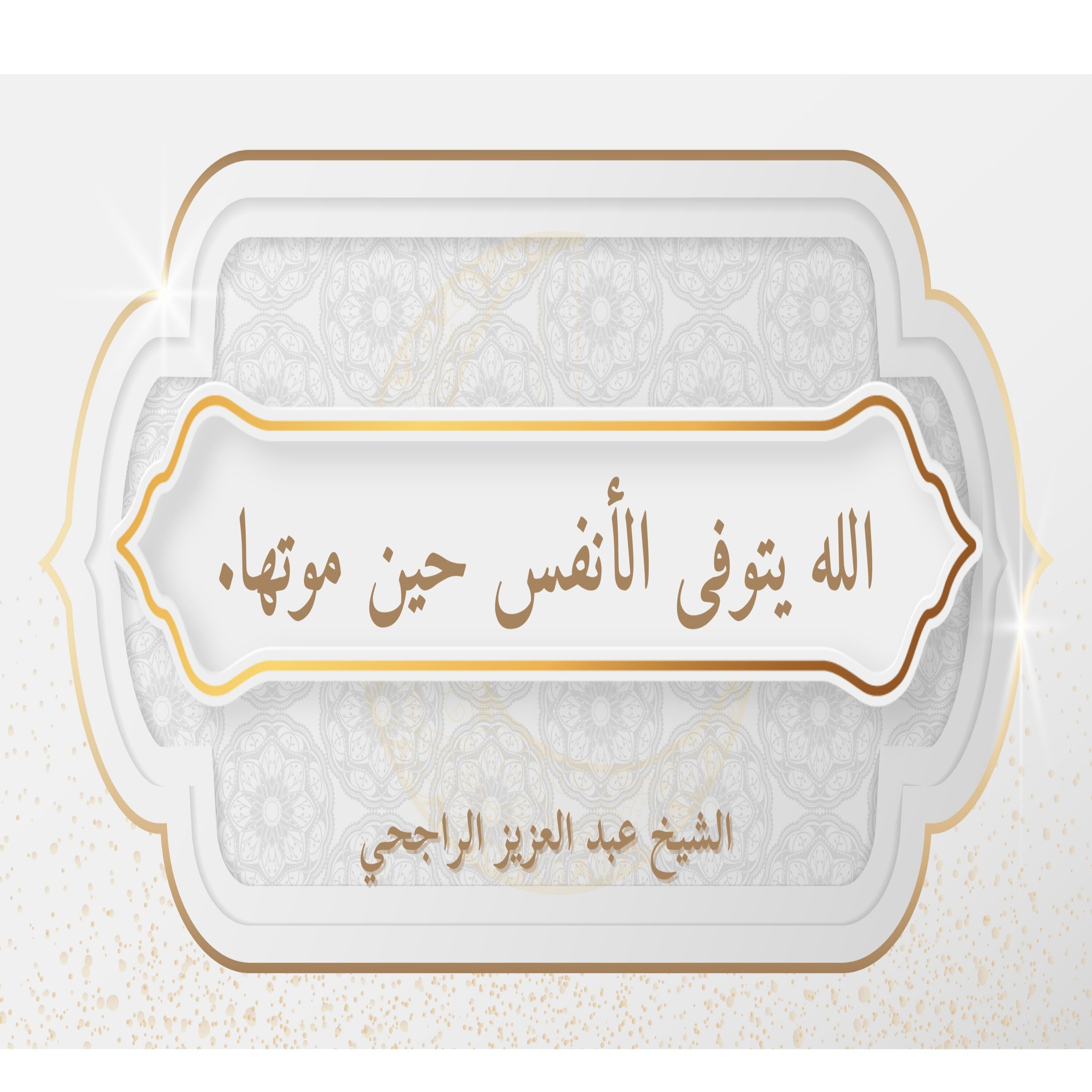 الله يتوفى الأنفس حين موتها artwork