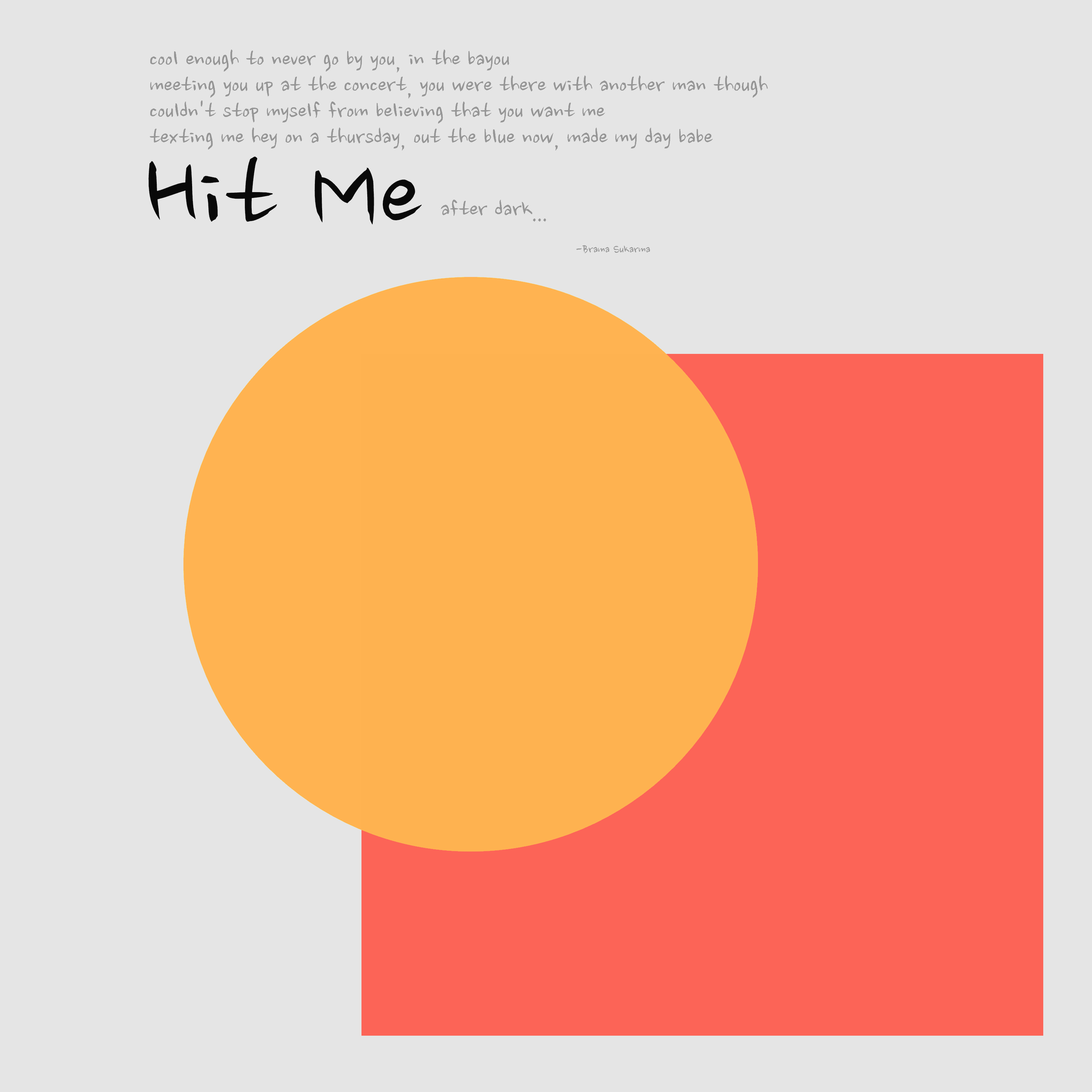 Hit Me artwork