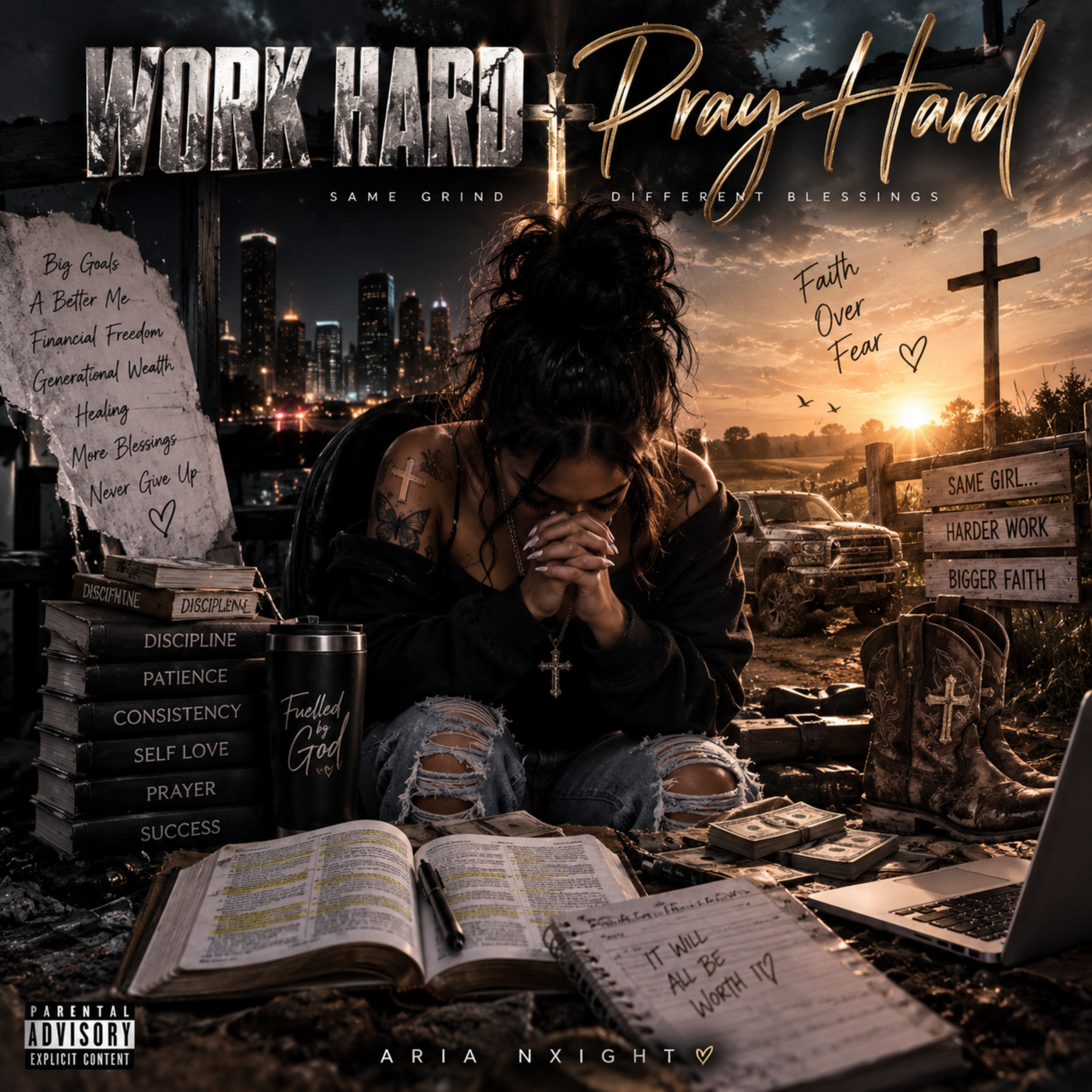 Work hard, Pray hard by Aria Nxight cover art