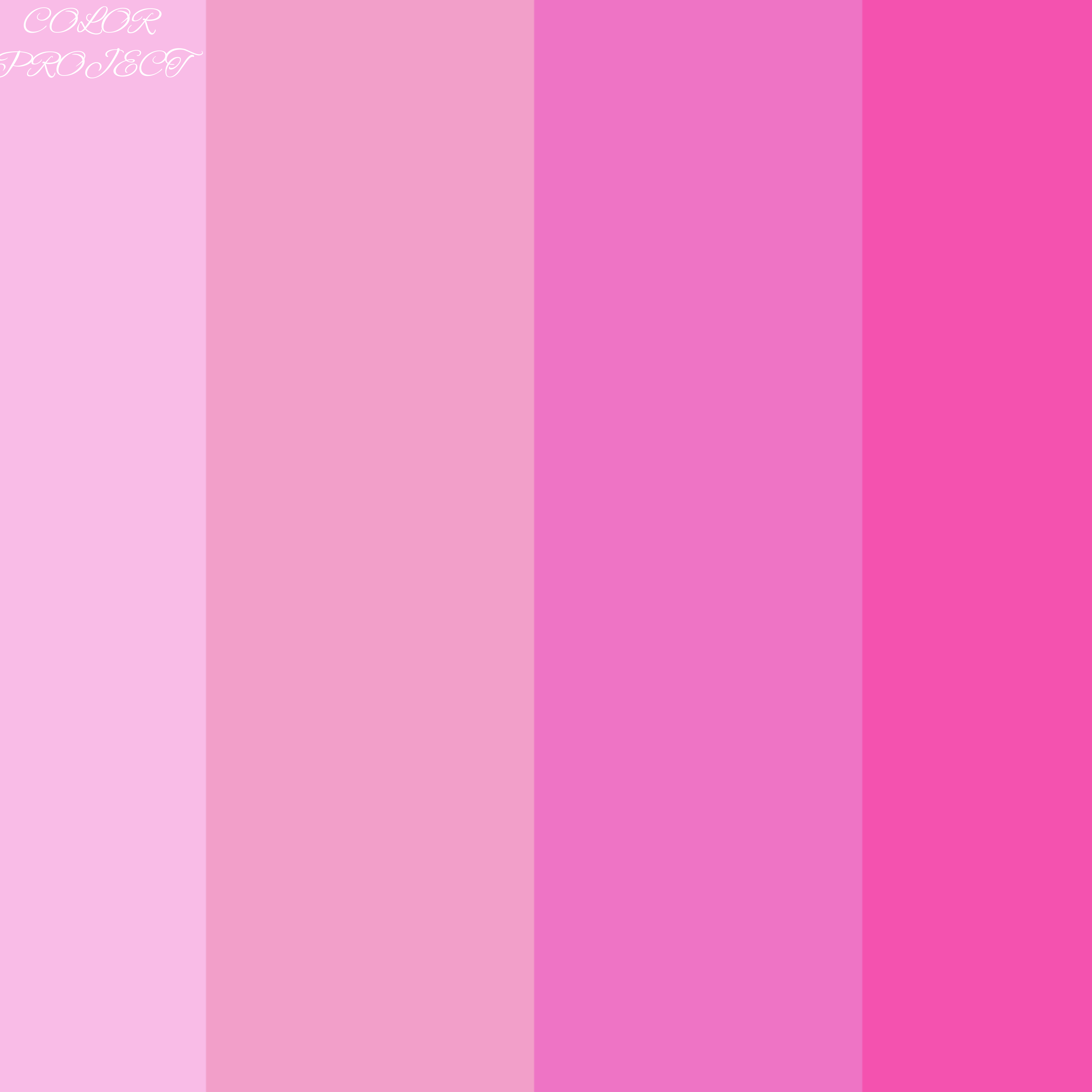 COLOR PROJECT: PINK artwork
