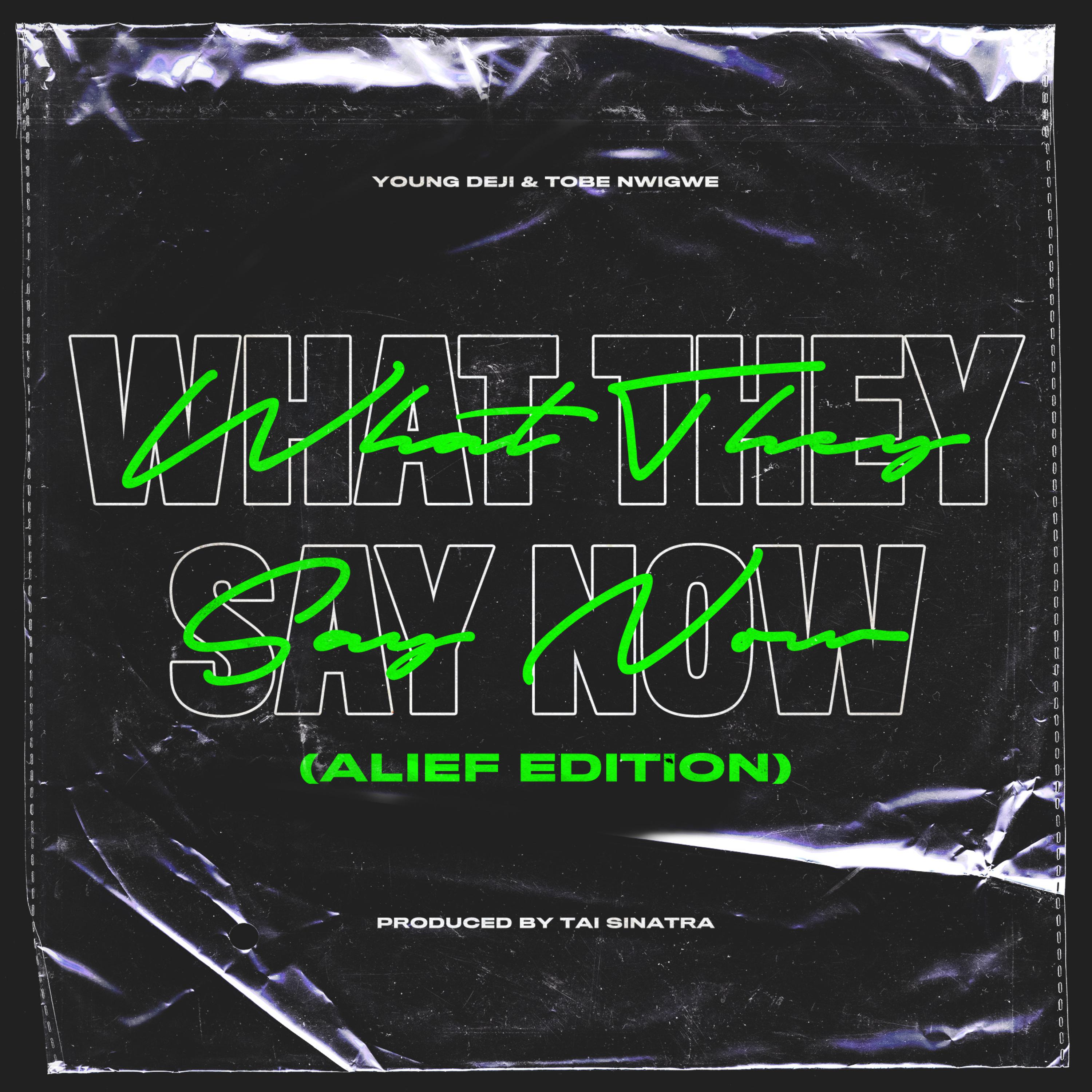 WHAT THEY SAY NOW (ALIEF EDITION) artwork