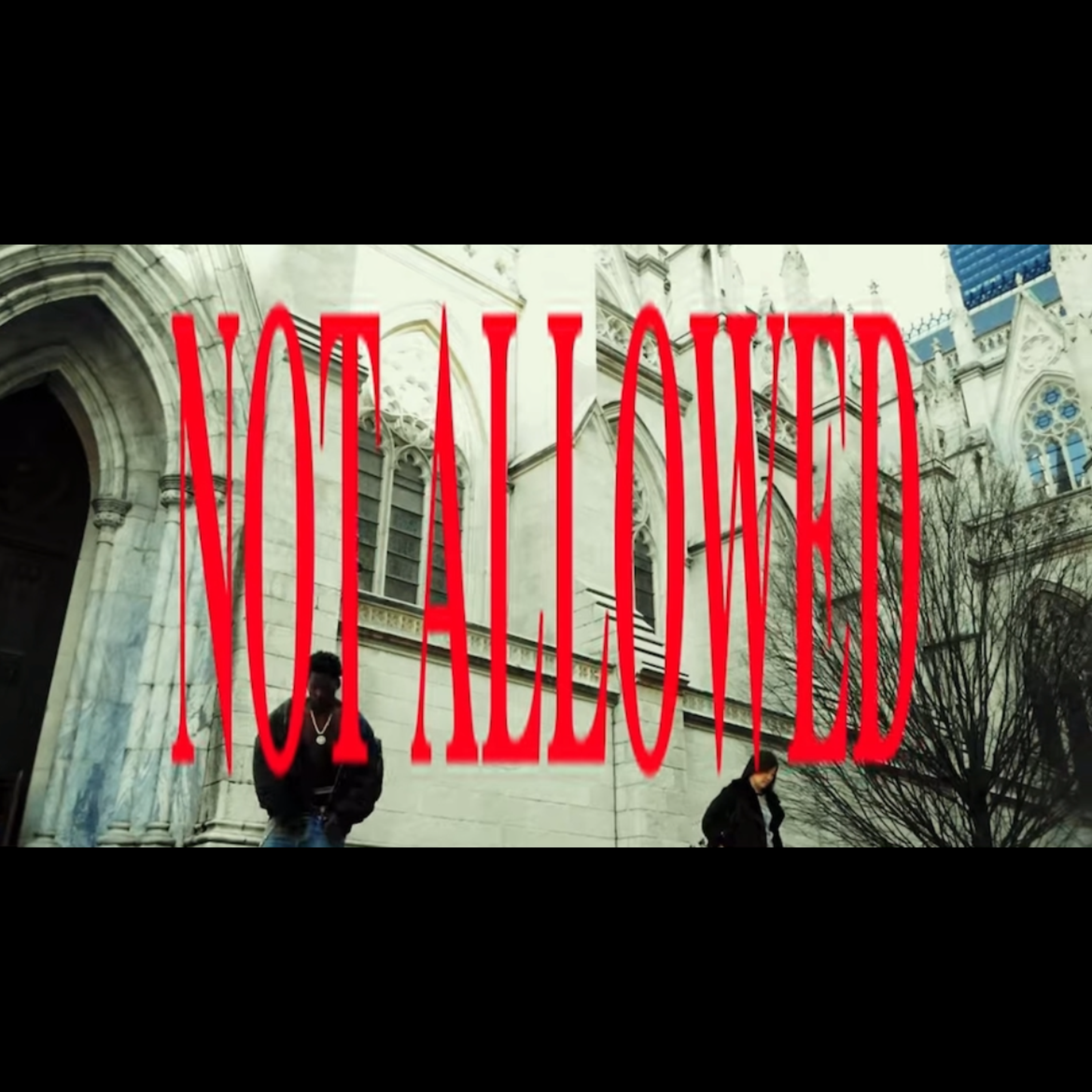 NOT ALLOWED artwork