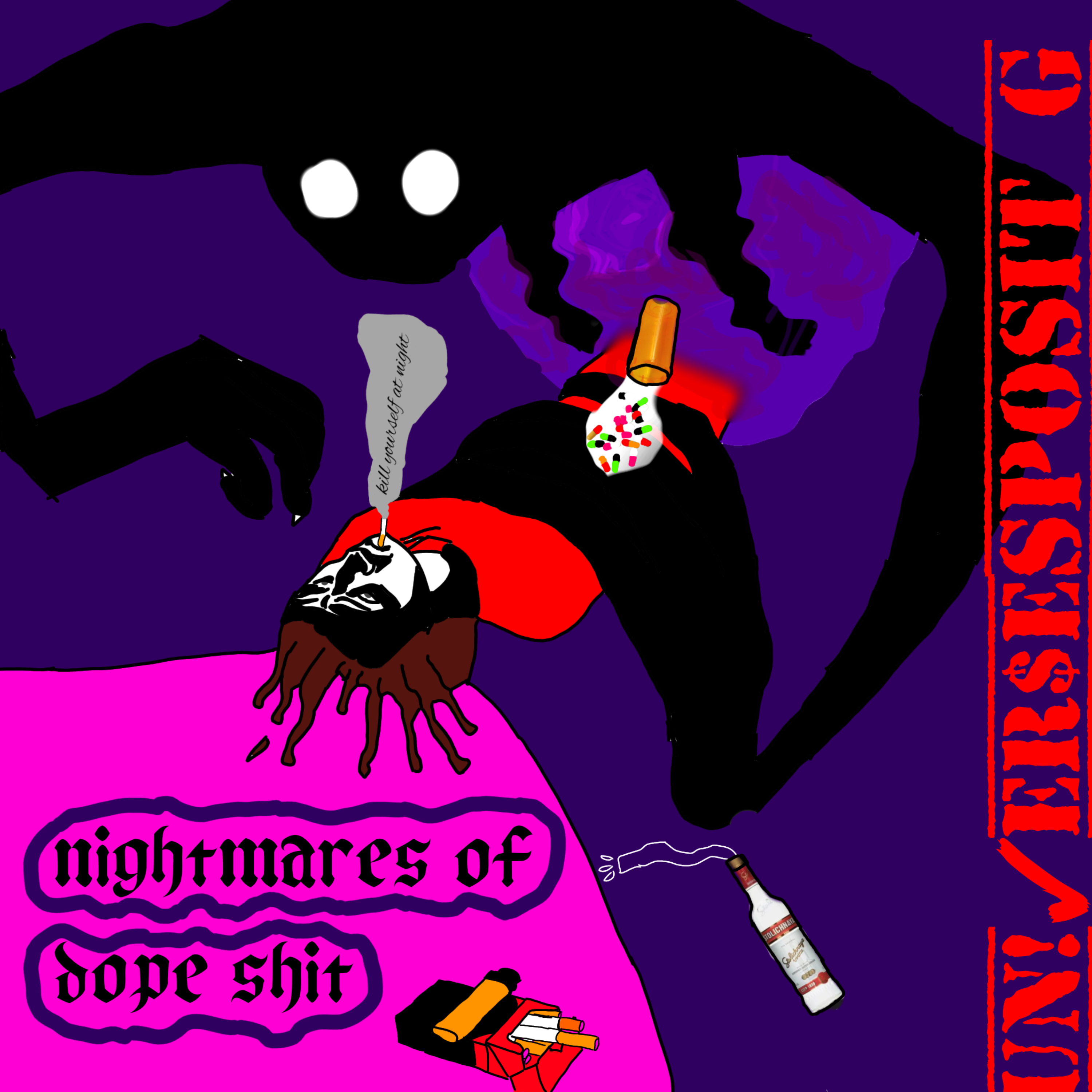nightmares of dope shit artwork