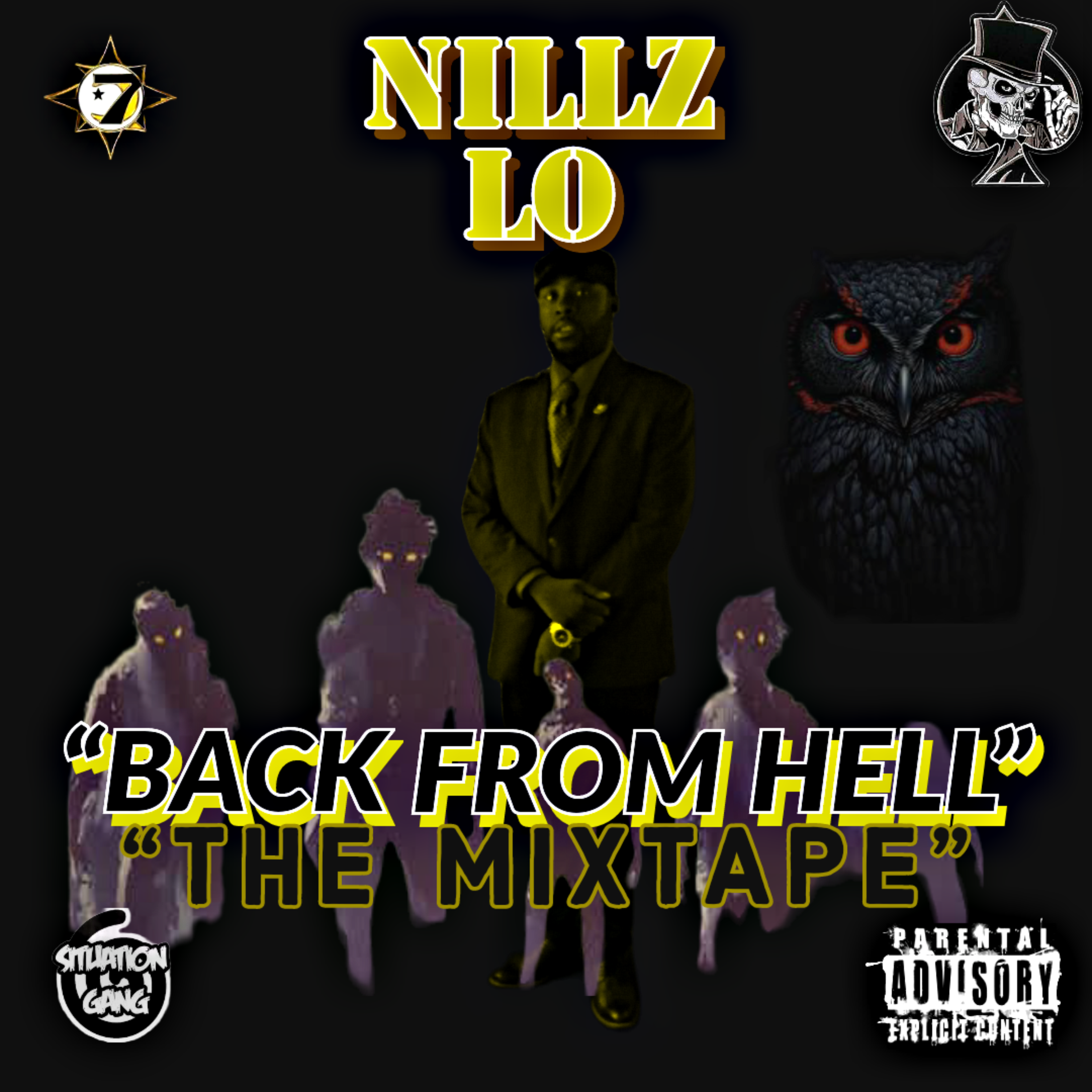 BACK FROM HELL "THE MIXTAPE" artwork