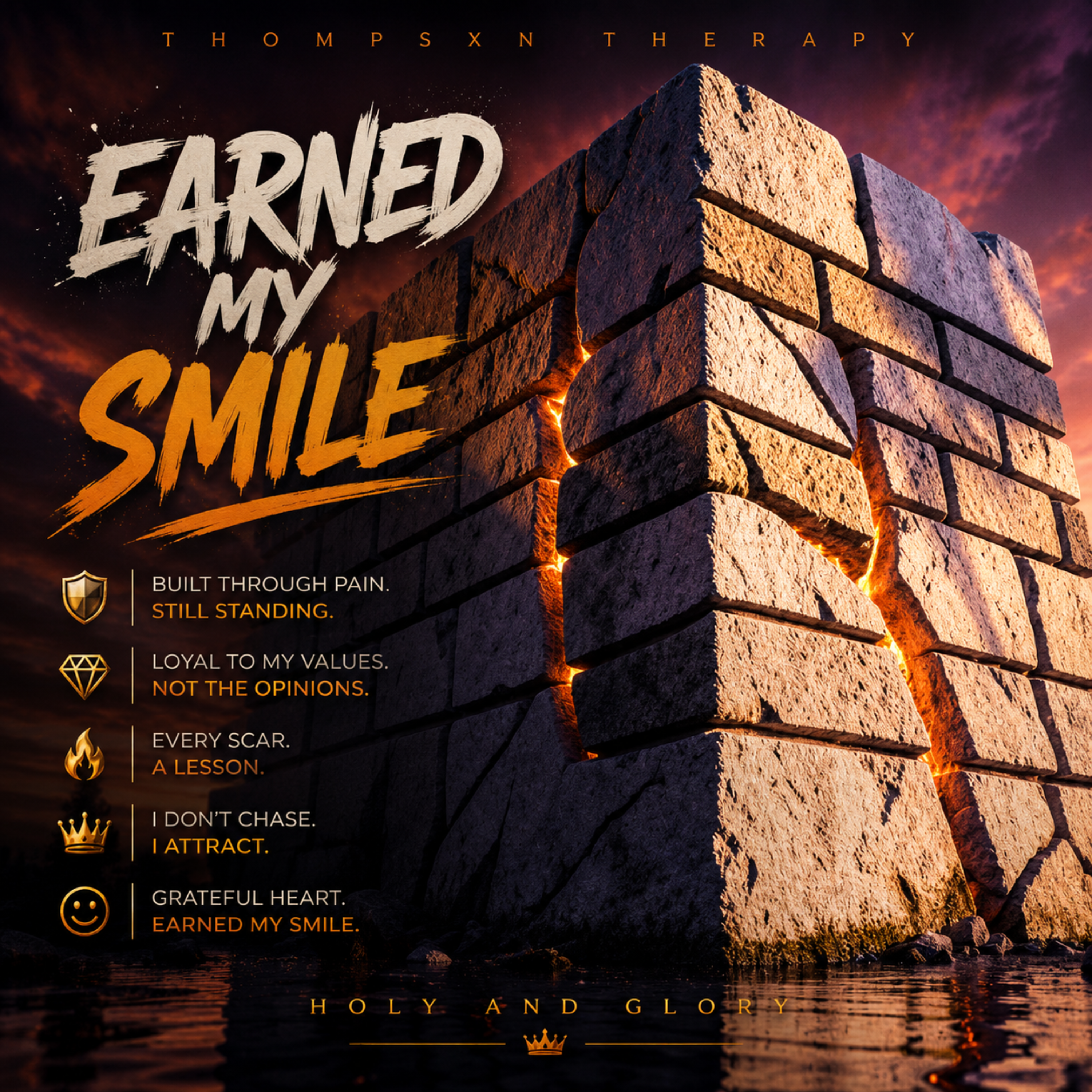 Earned My Smile by Thompsxn Therapy cover art