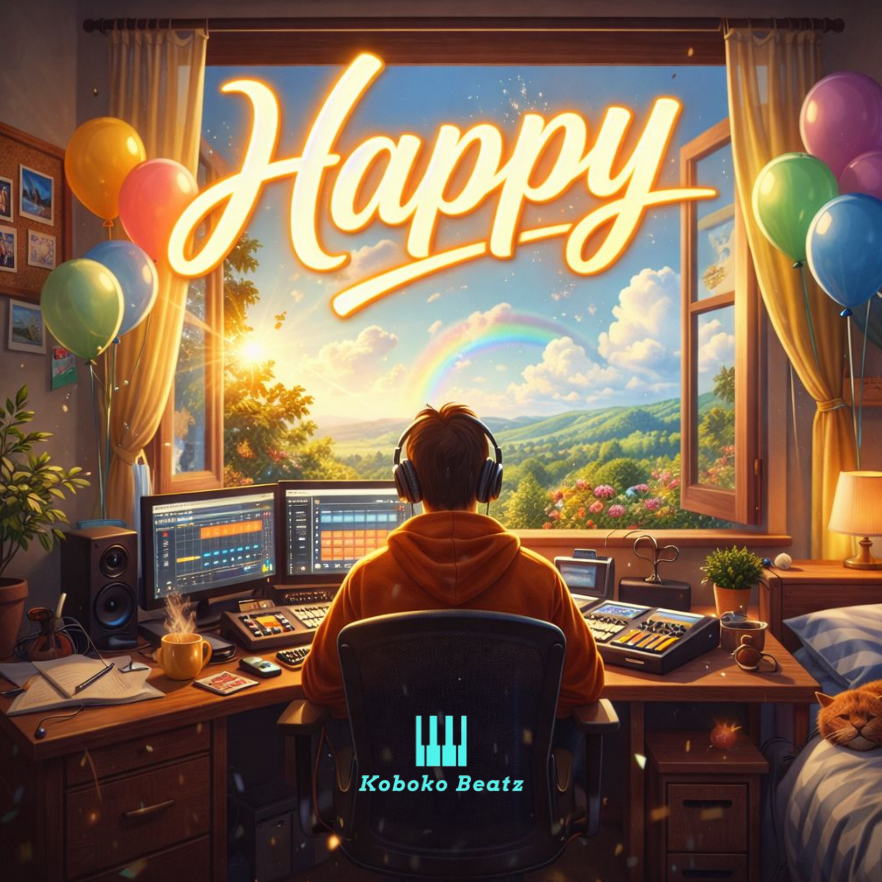Happy Riddim (Amapiano Instrumental) artwork