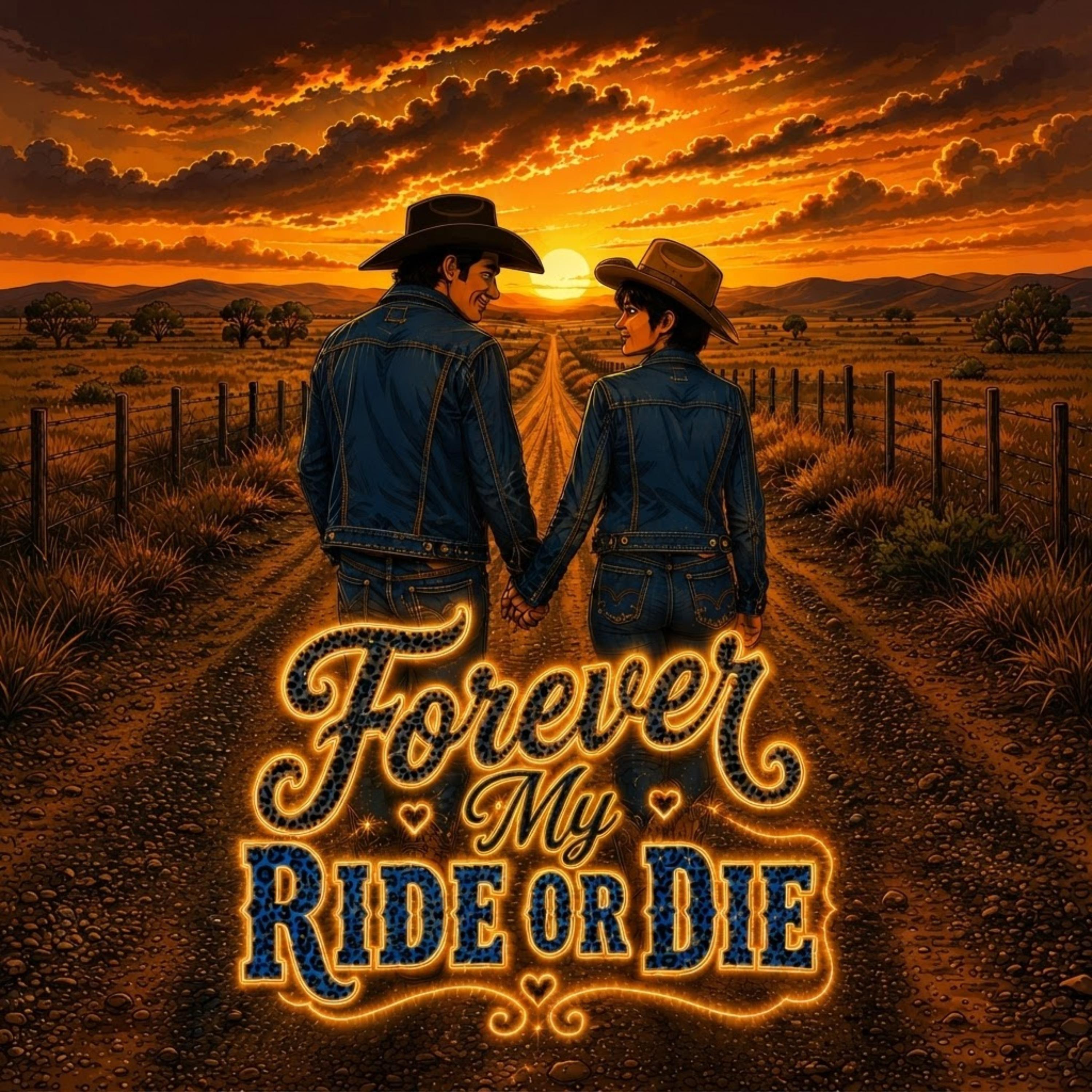 Forever My Ride or Die by glow flower cover art