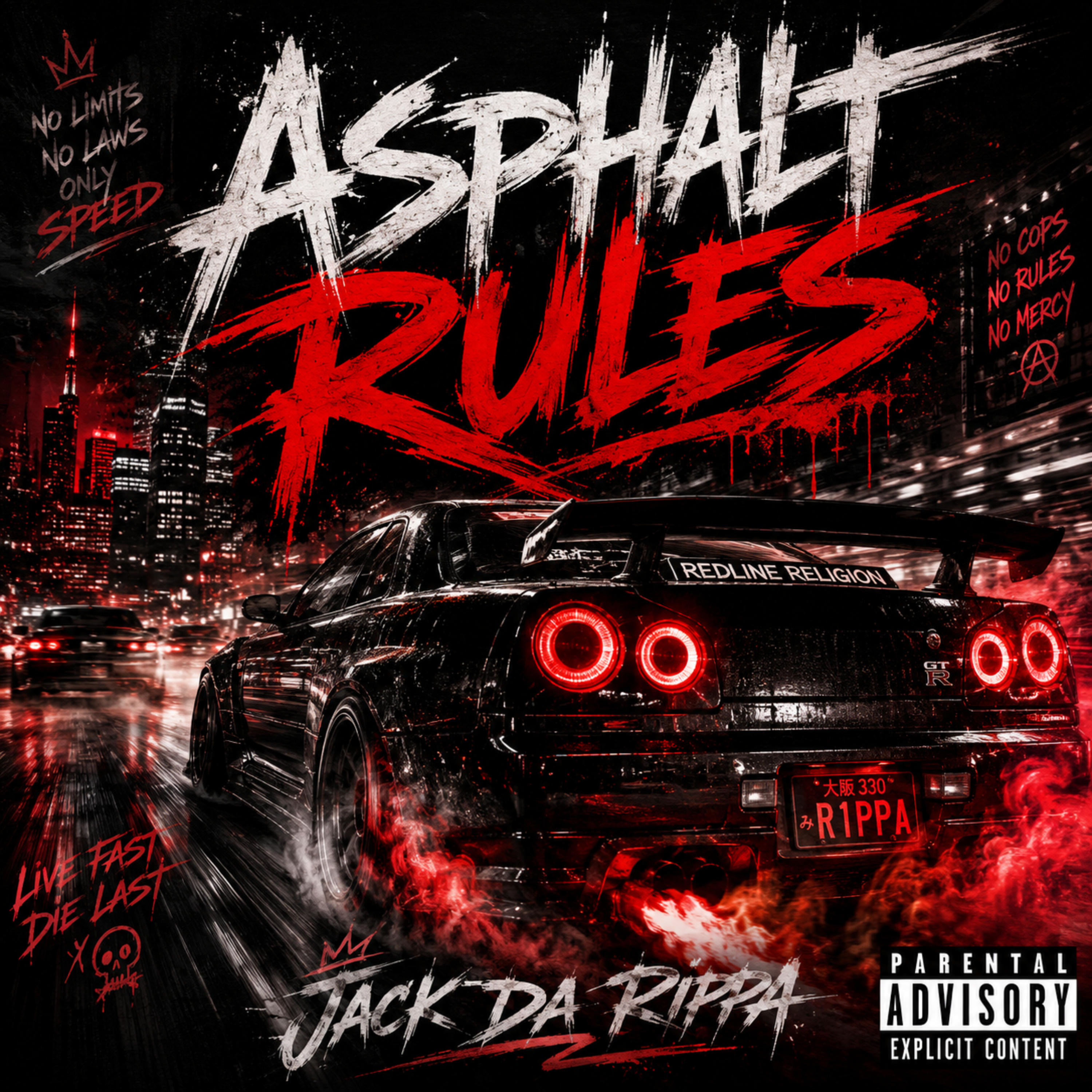 Asphalt Rules by Jack Da Rippa cover art