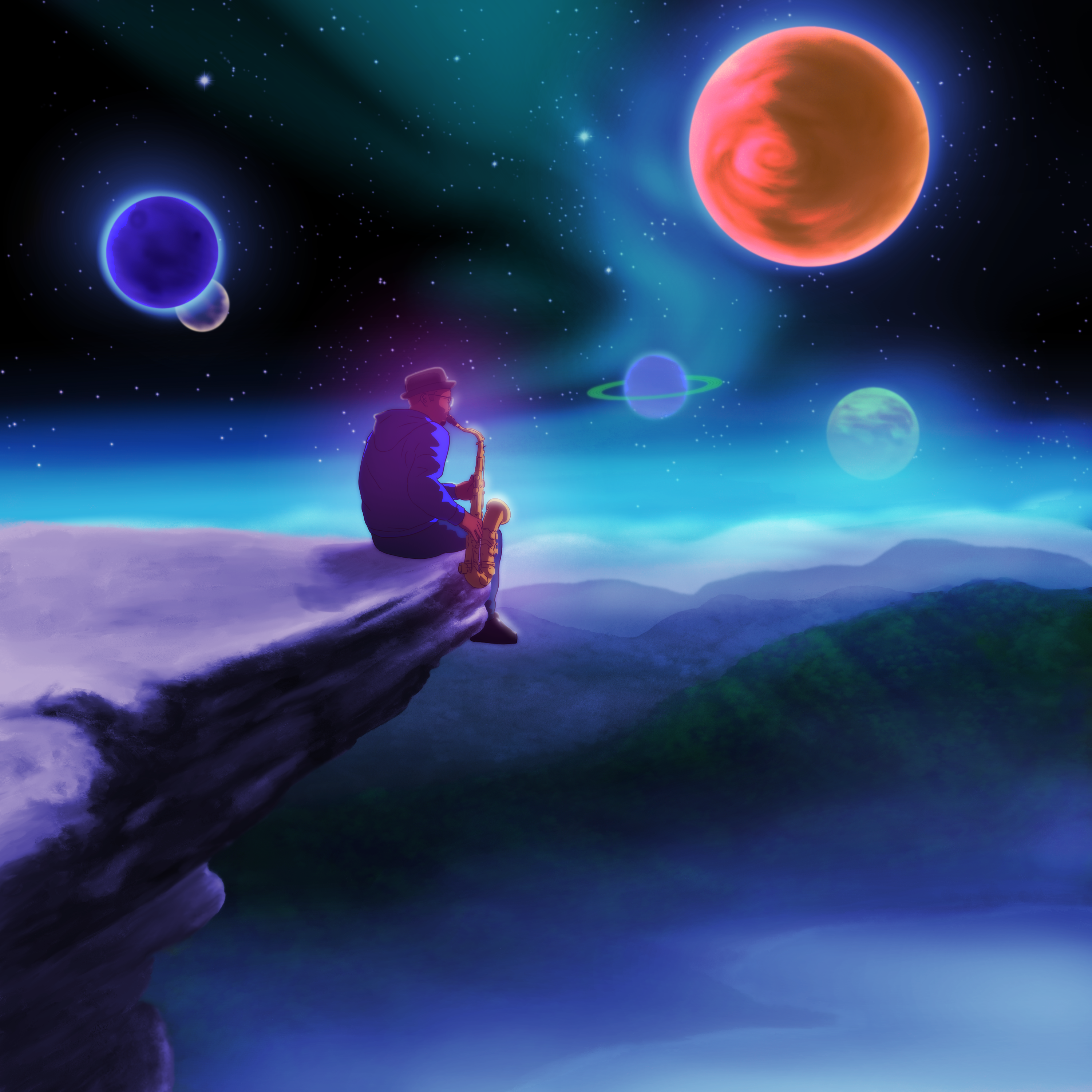 Of Space & Earth: Hazzard Lights artwork