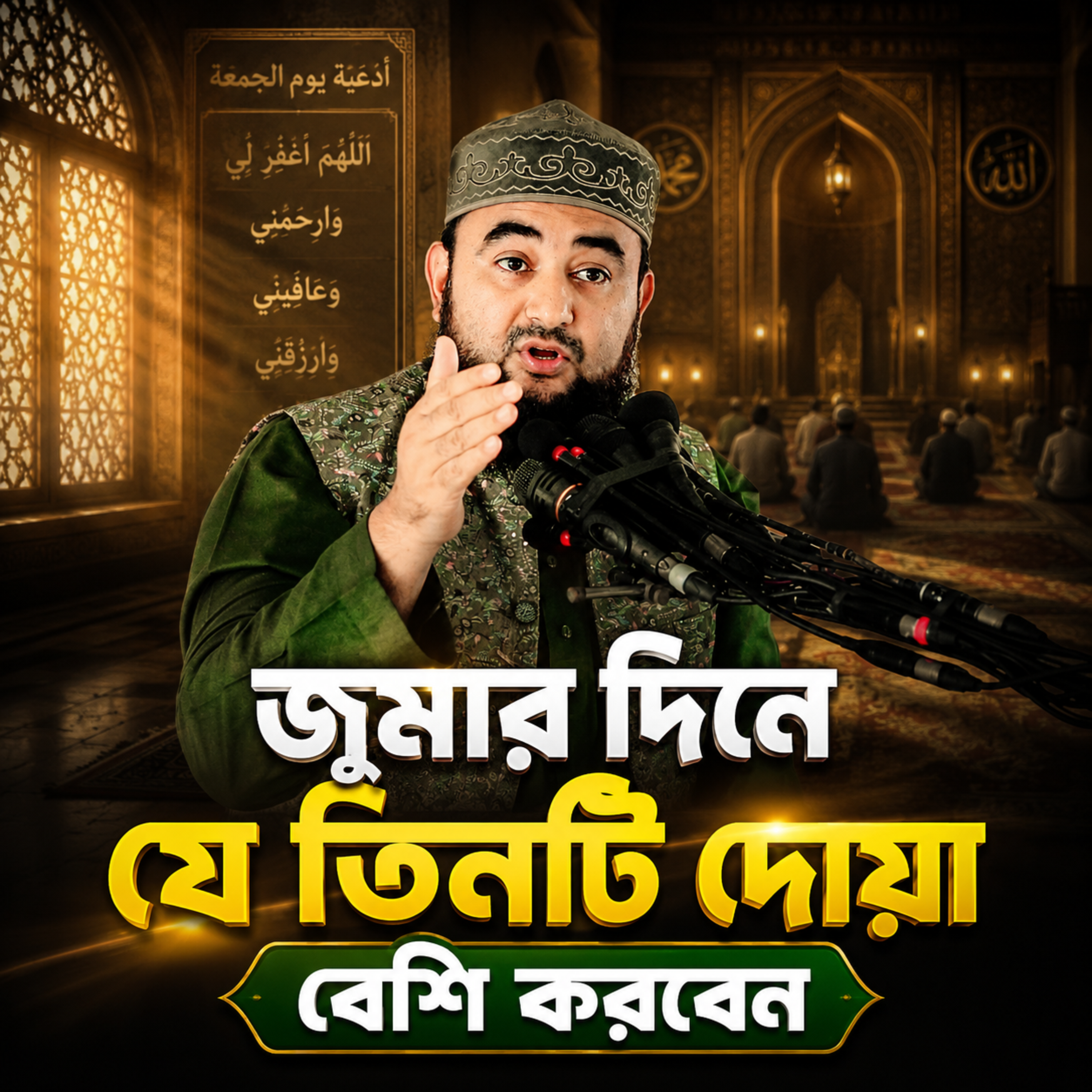 জুমার দিনে যে তিনটি দোয়া বেশি করবেন by Hafizur Rahman Siddique cover art