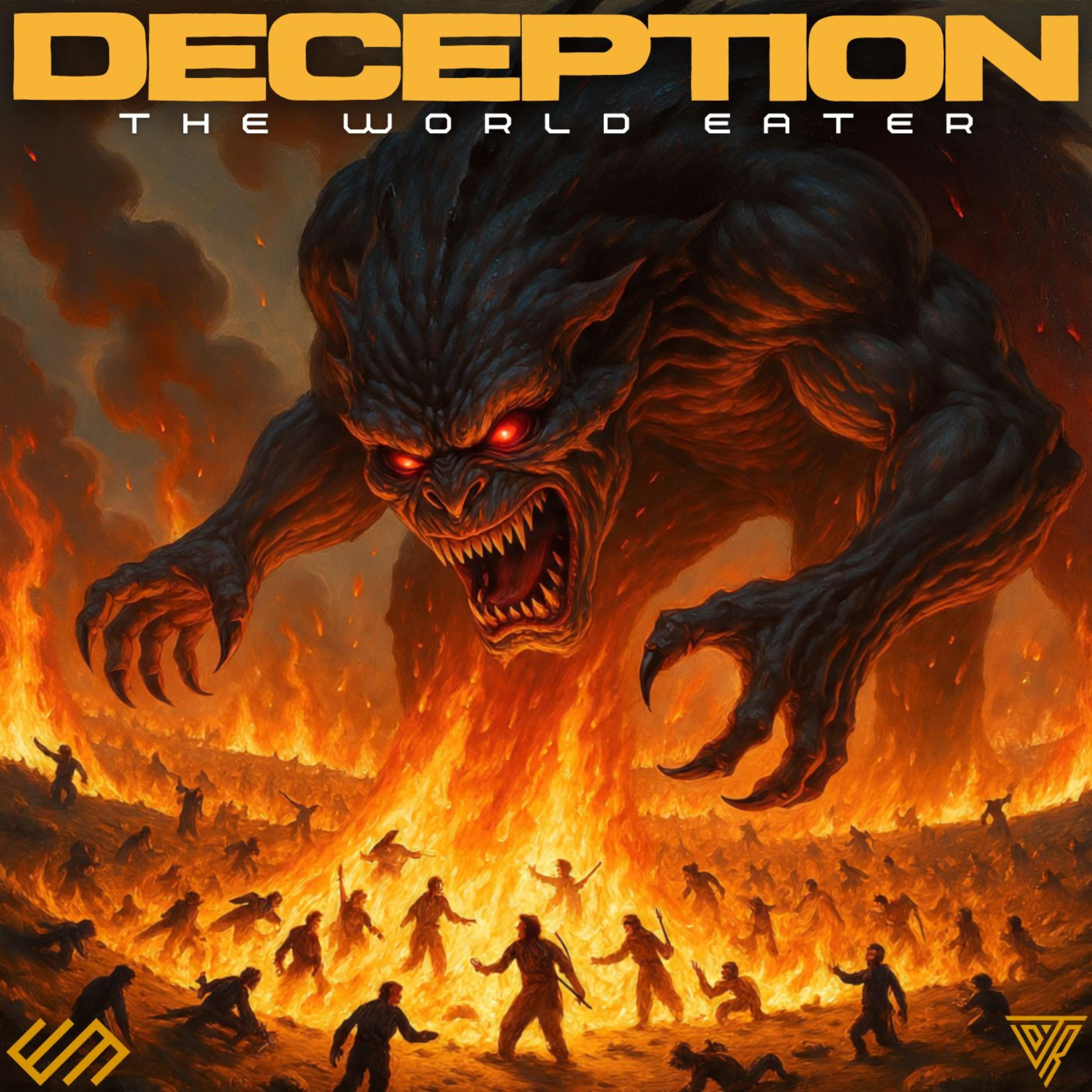 DECEPTION THE WORLD EATER artwork