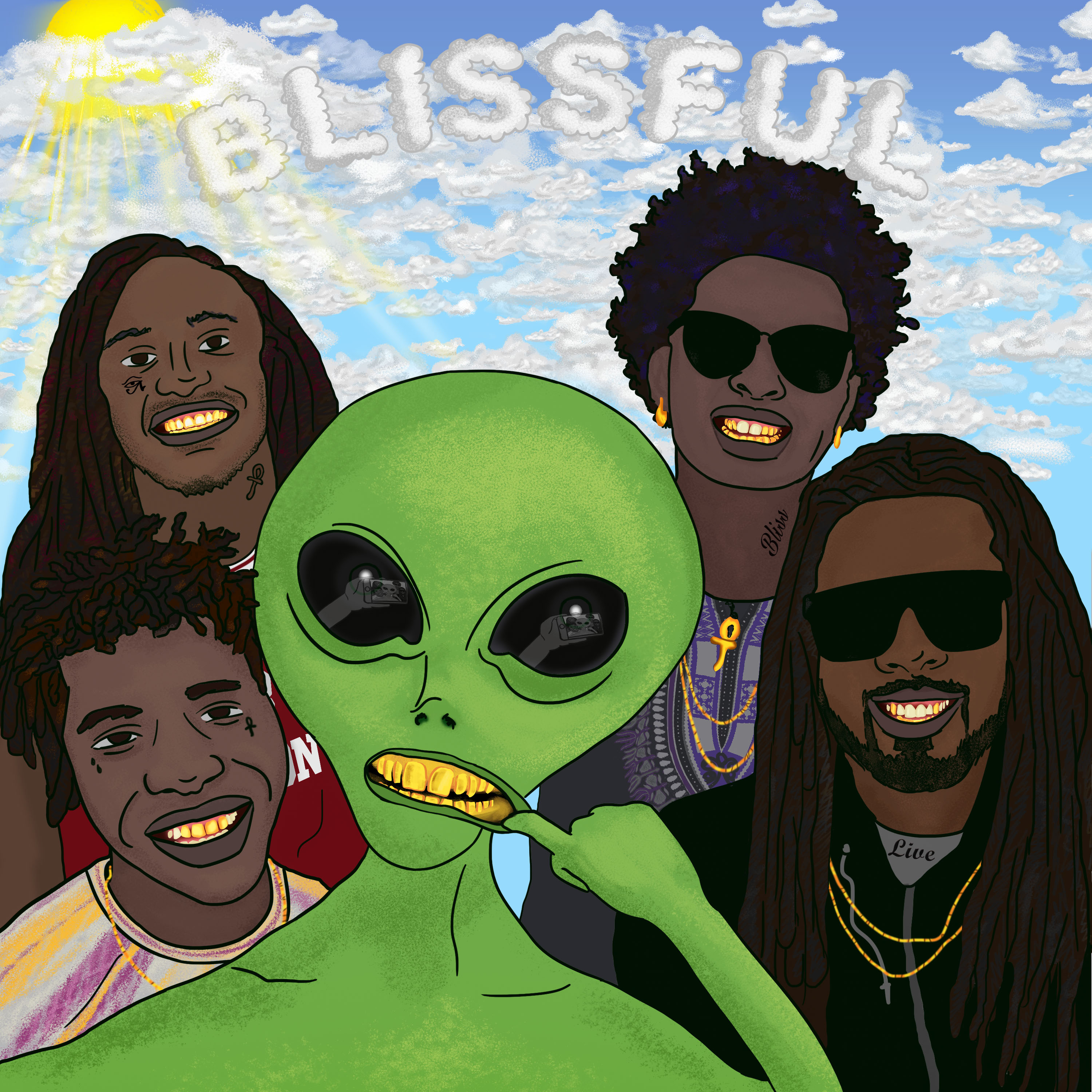 Blissful artwork