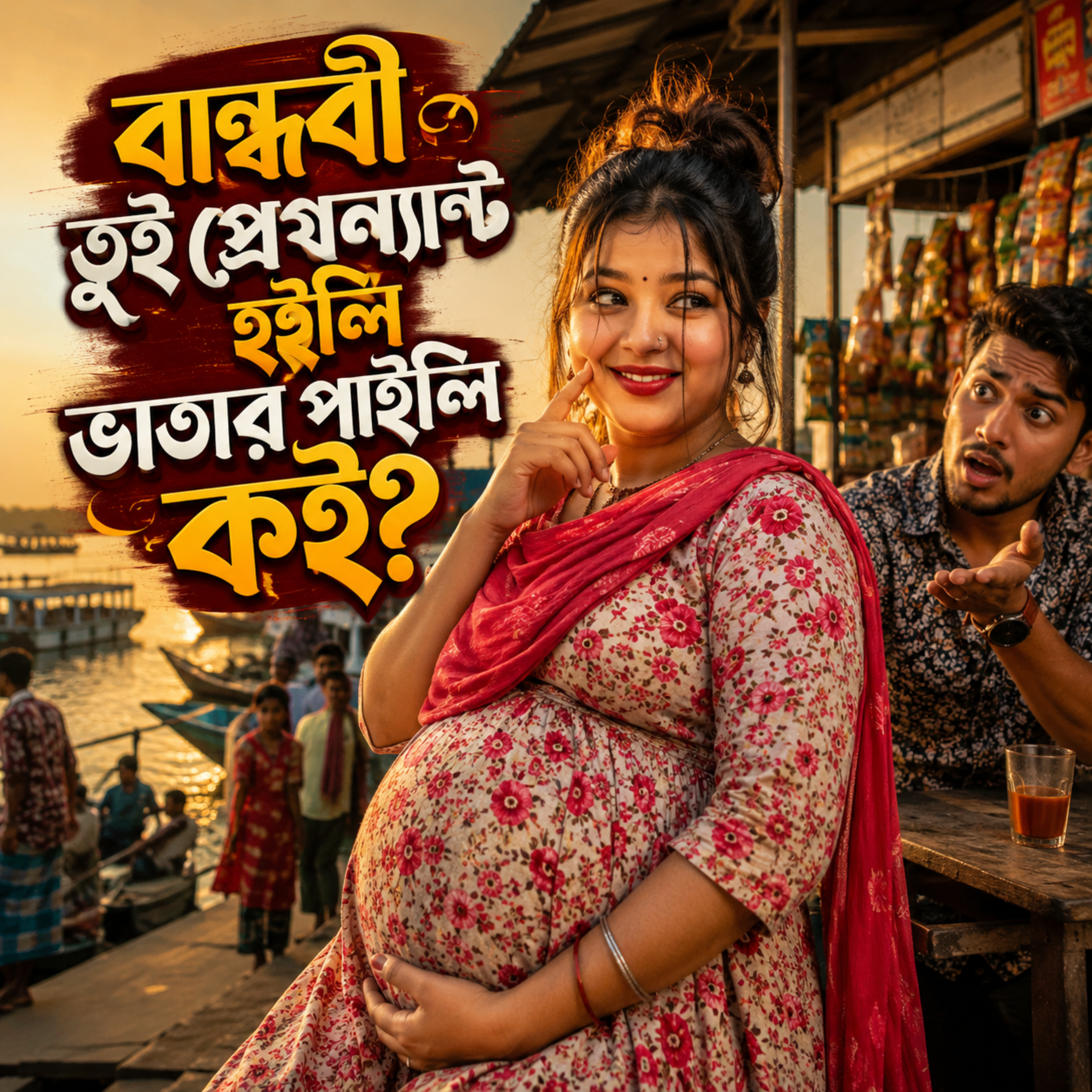 বান্ধবী তুই প্রেগন্যান্ট হইলি ভাতার পাইলি কই? by Ananya Sharma cover art