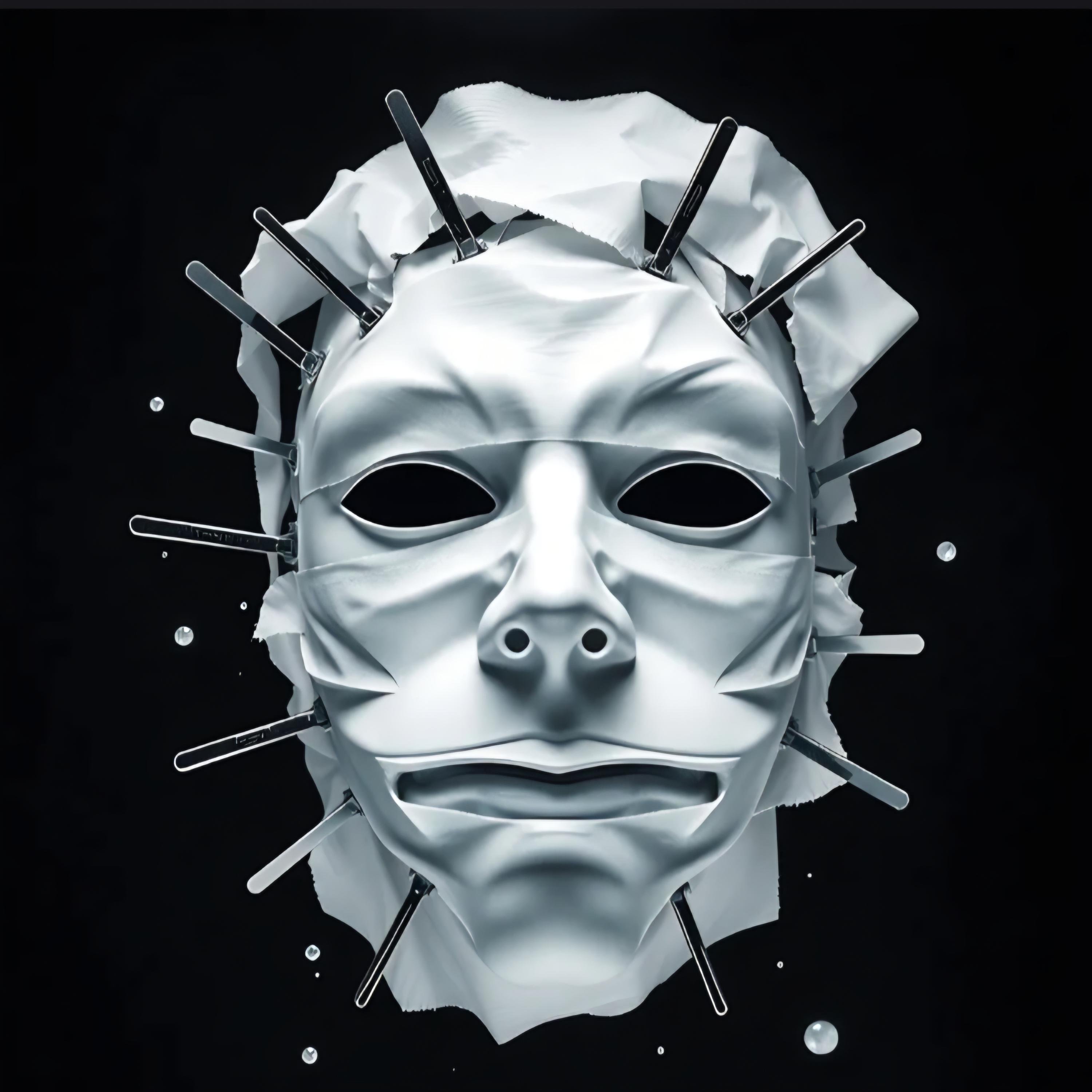 Greasepaint and bone artwork