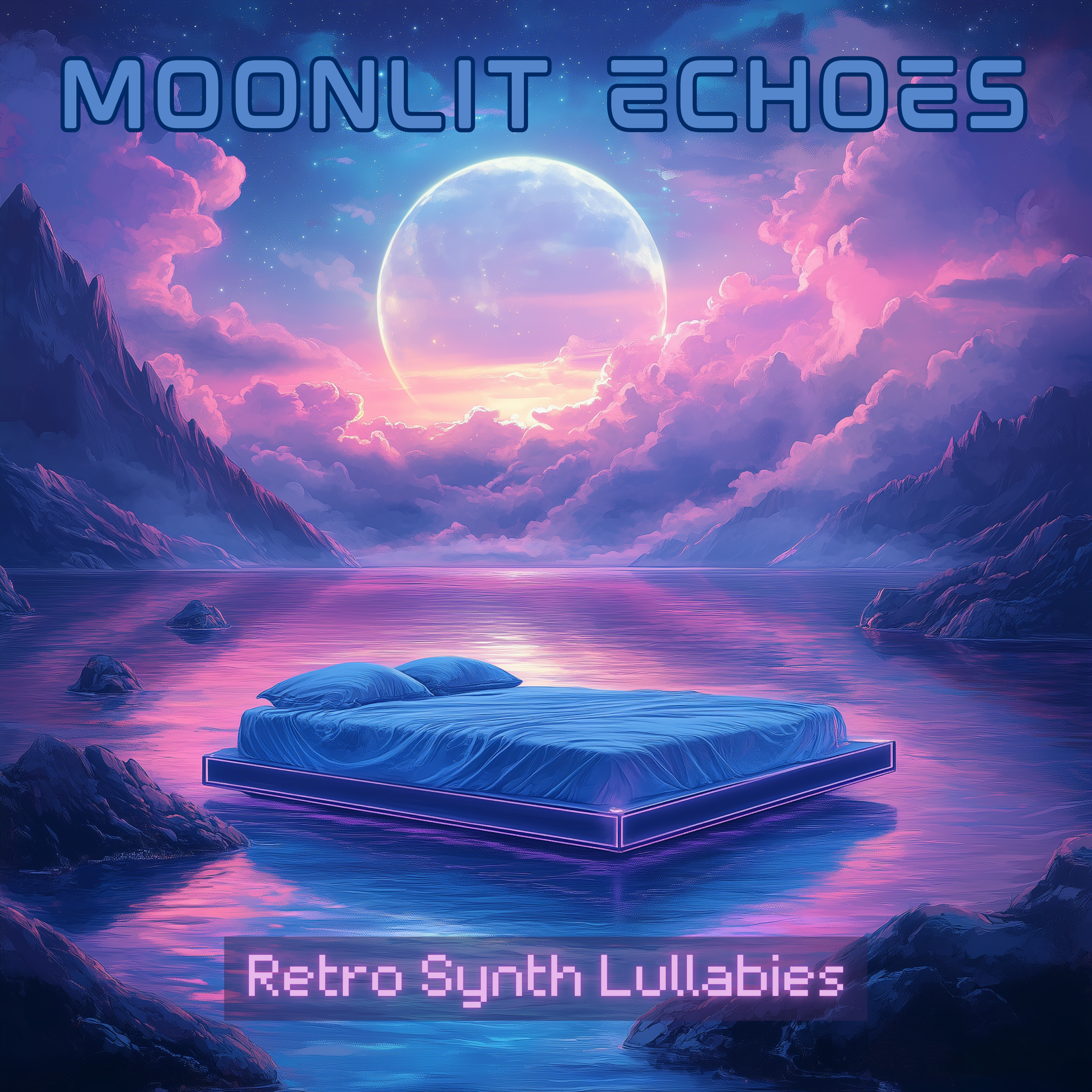 Moonlit Echoes: Retro Synth Lullabies artwork