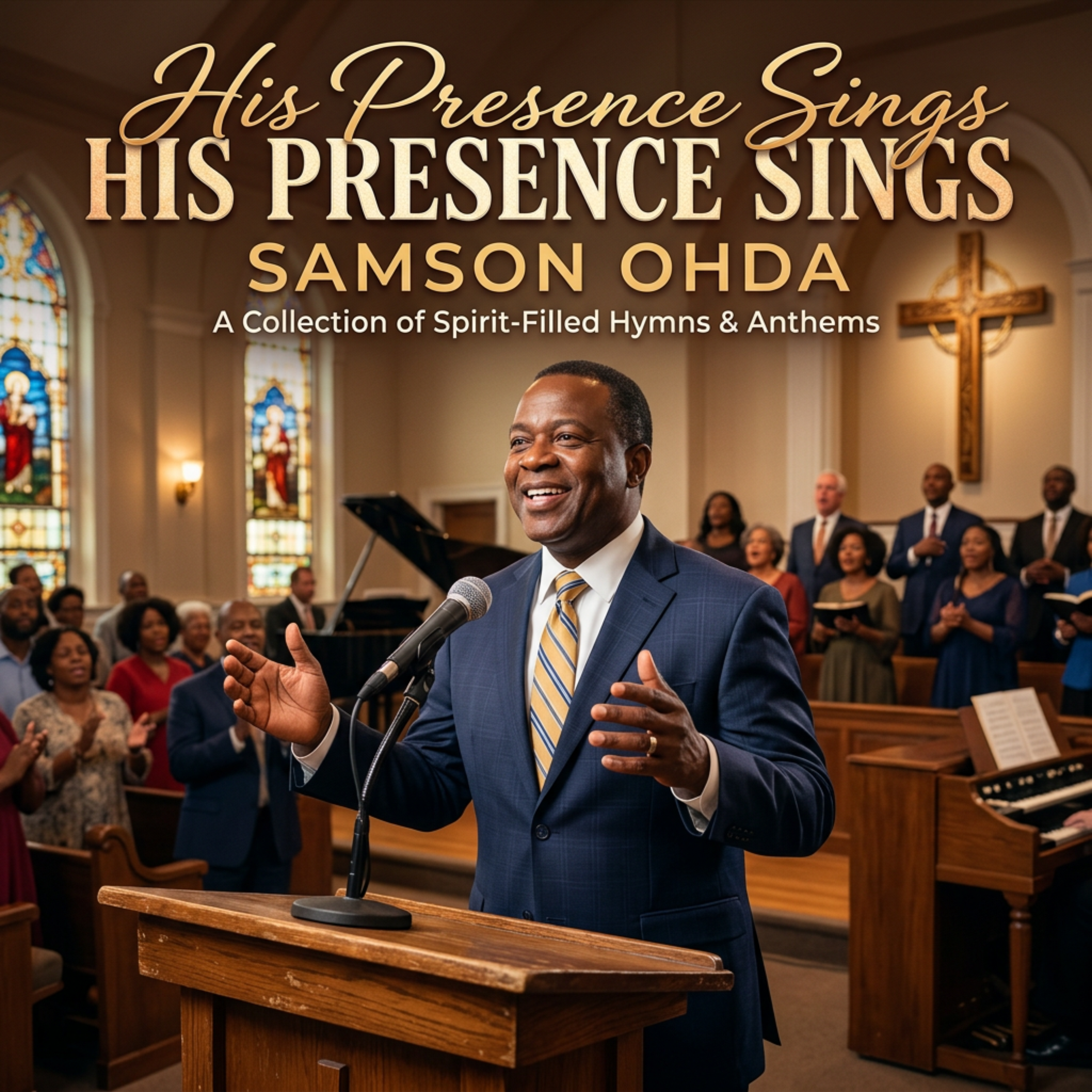 His Presence Sings by Samson Ohda  cover art