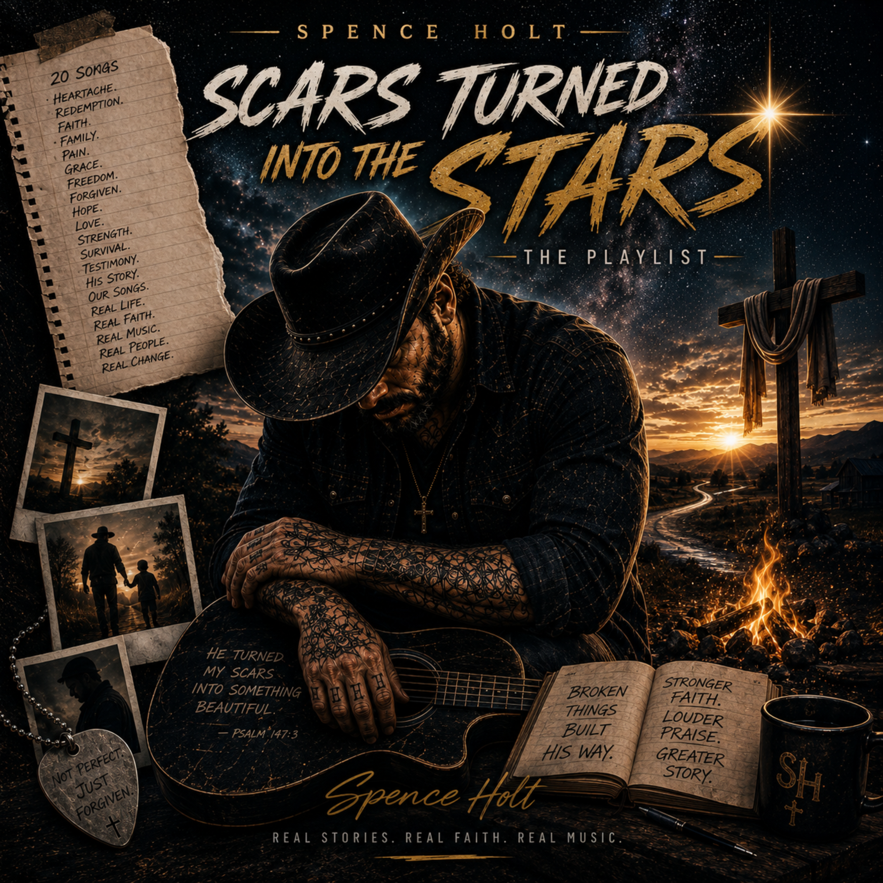 Scars Turned Into Stars by Spence Holt cover art