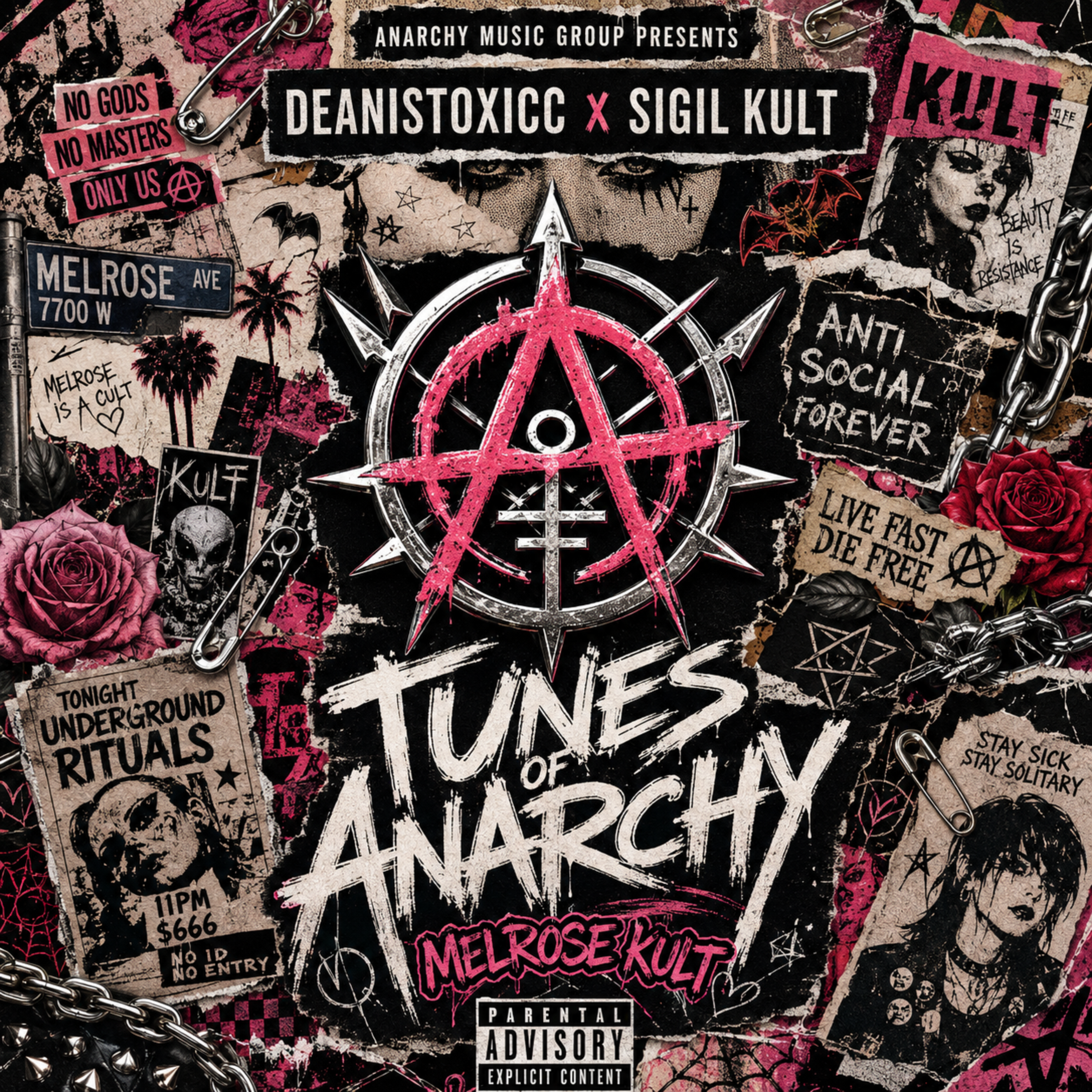 TUNES OF ANARCHY (MELROSE KULT) by ANARCHY MUSIC GROUP cover art