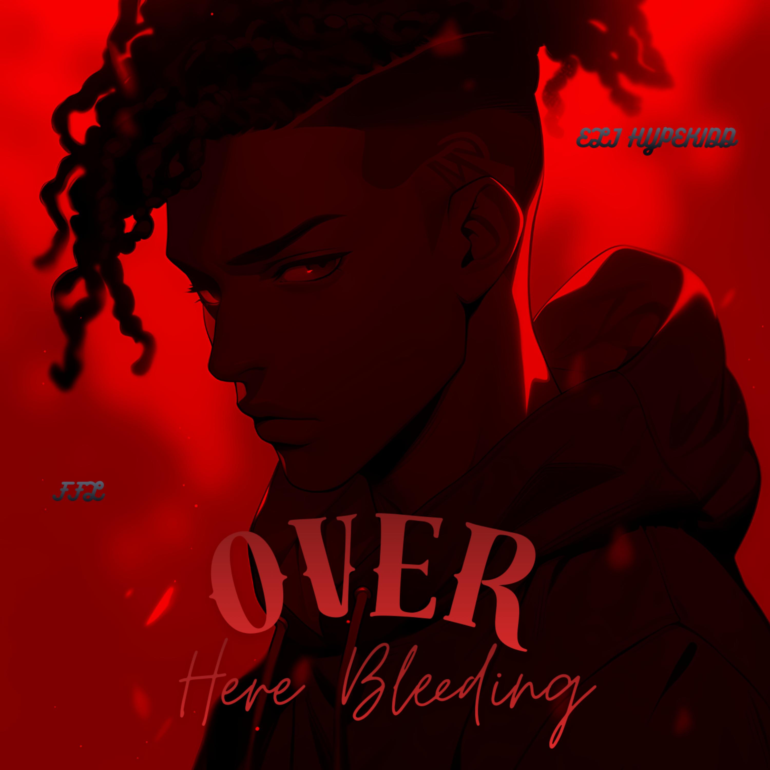 Over Here Bleeding artwork
