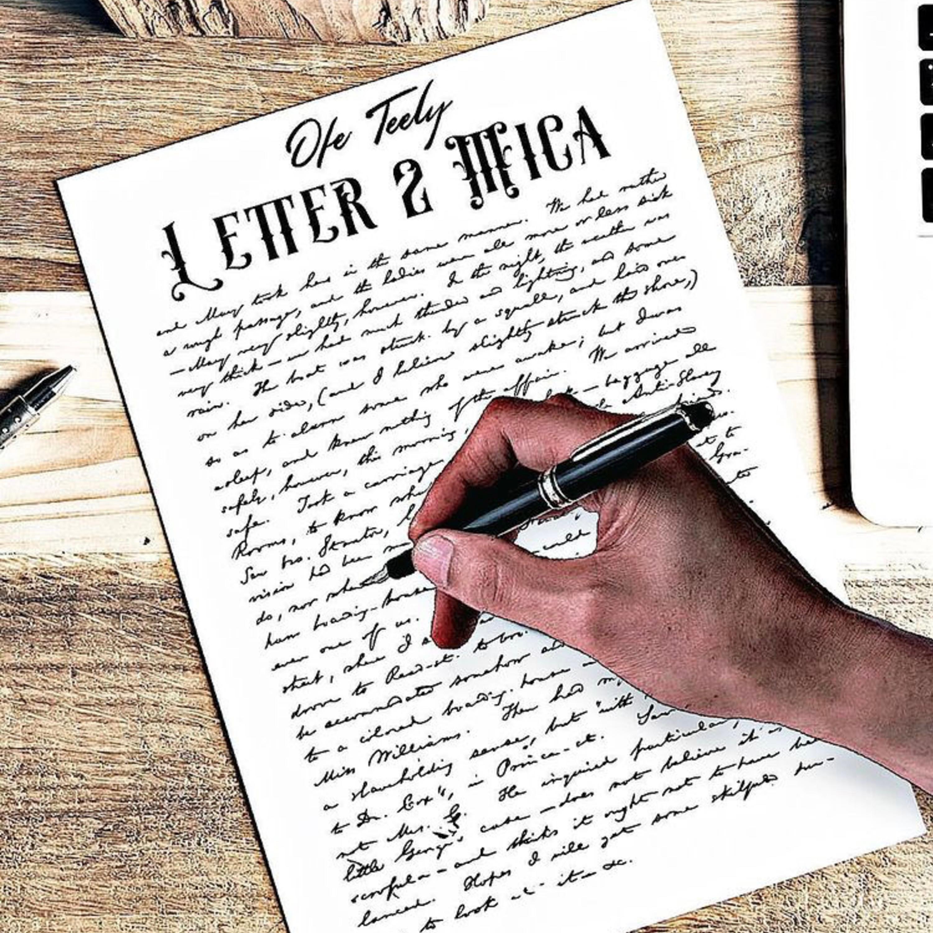 Letter 2 Mica artwork
