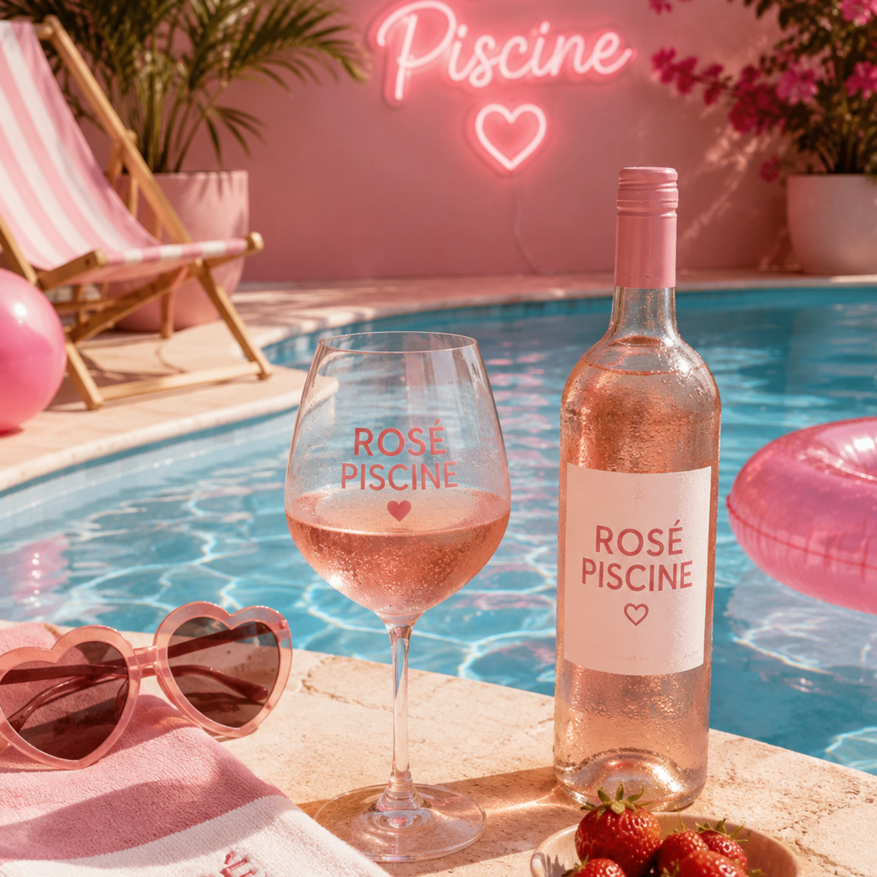 Rosé piscine by Fifous cover art