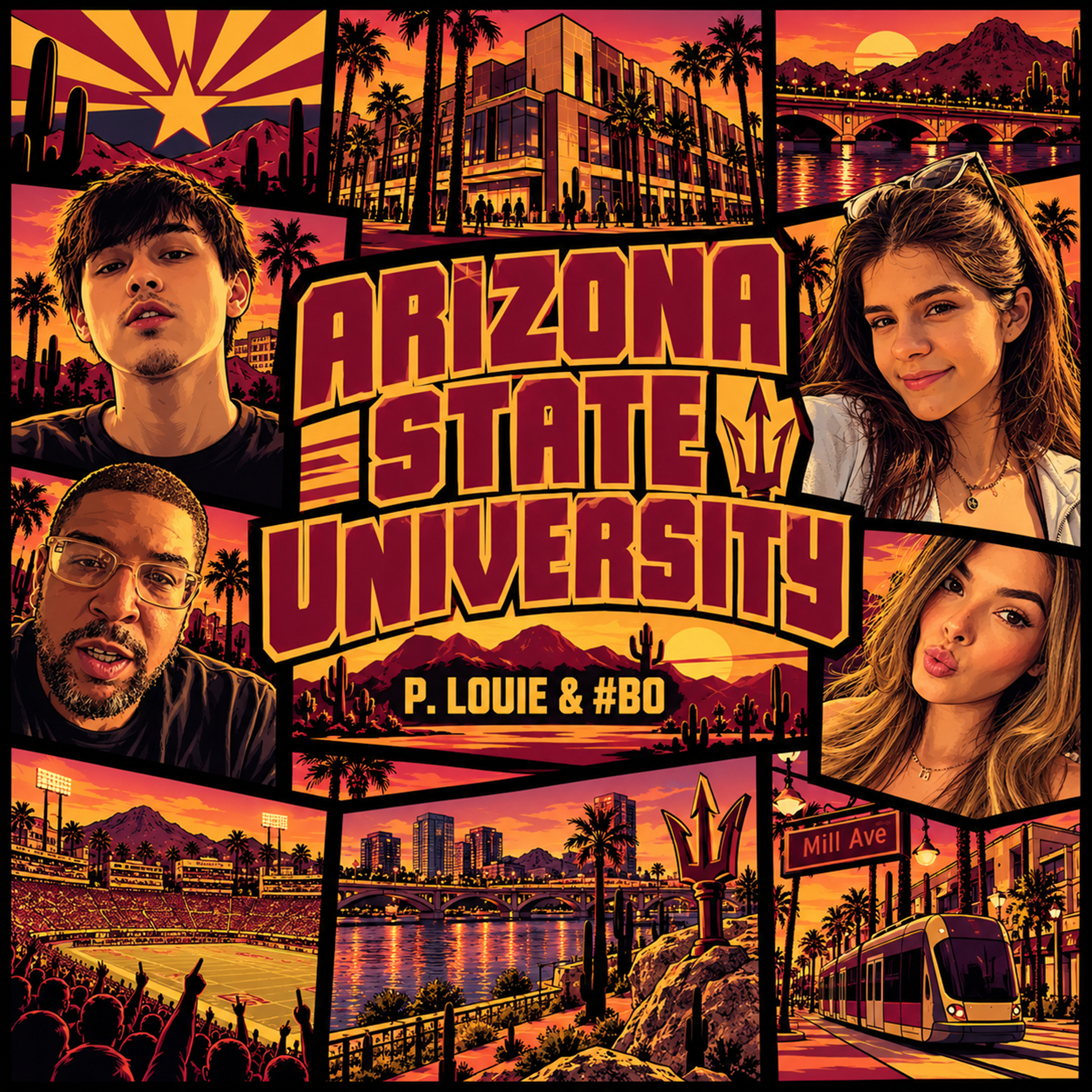 Arizona State University by P. Louie cover art