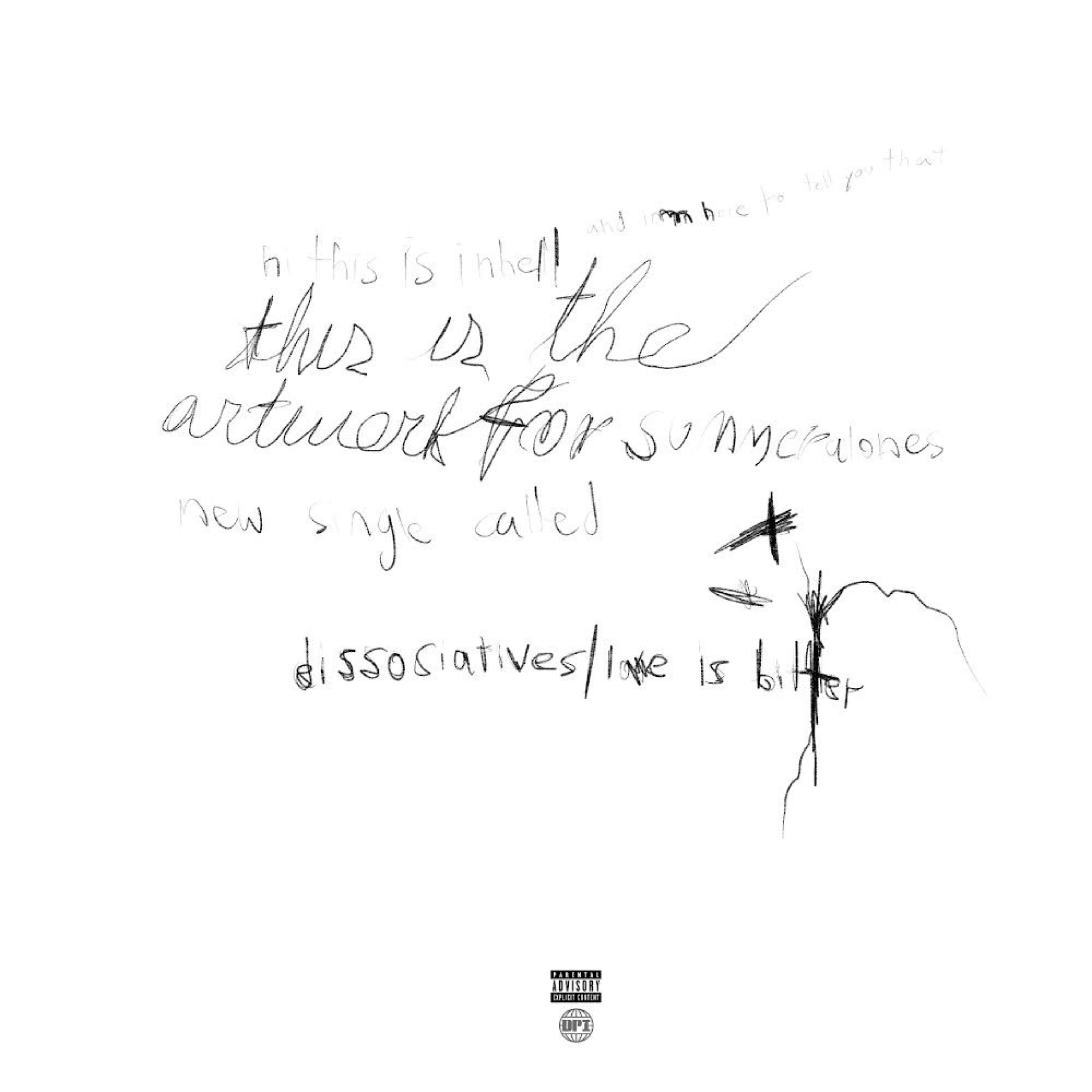 dissociatives/love is bitter artwork