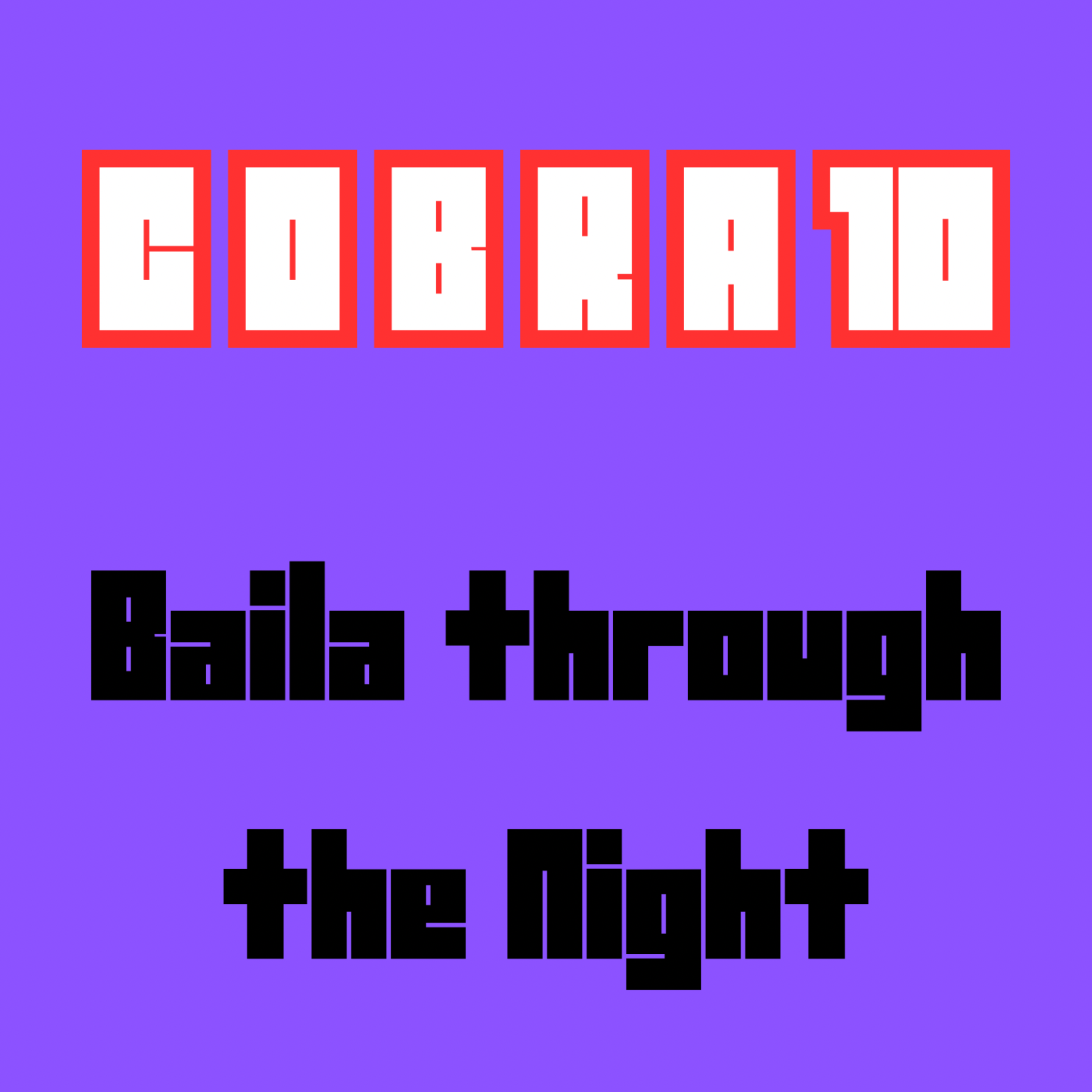 Baila through the Night artwork
