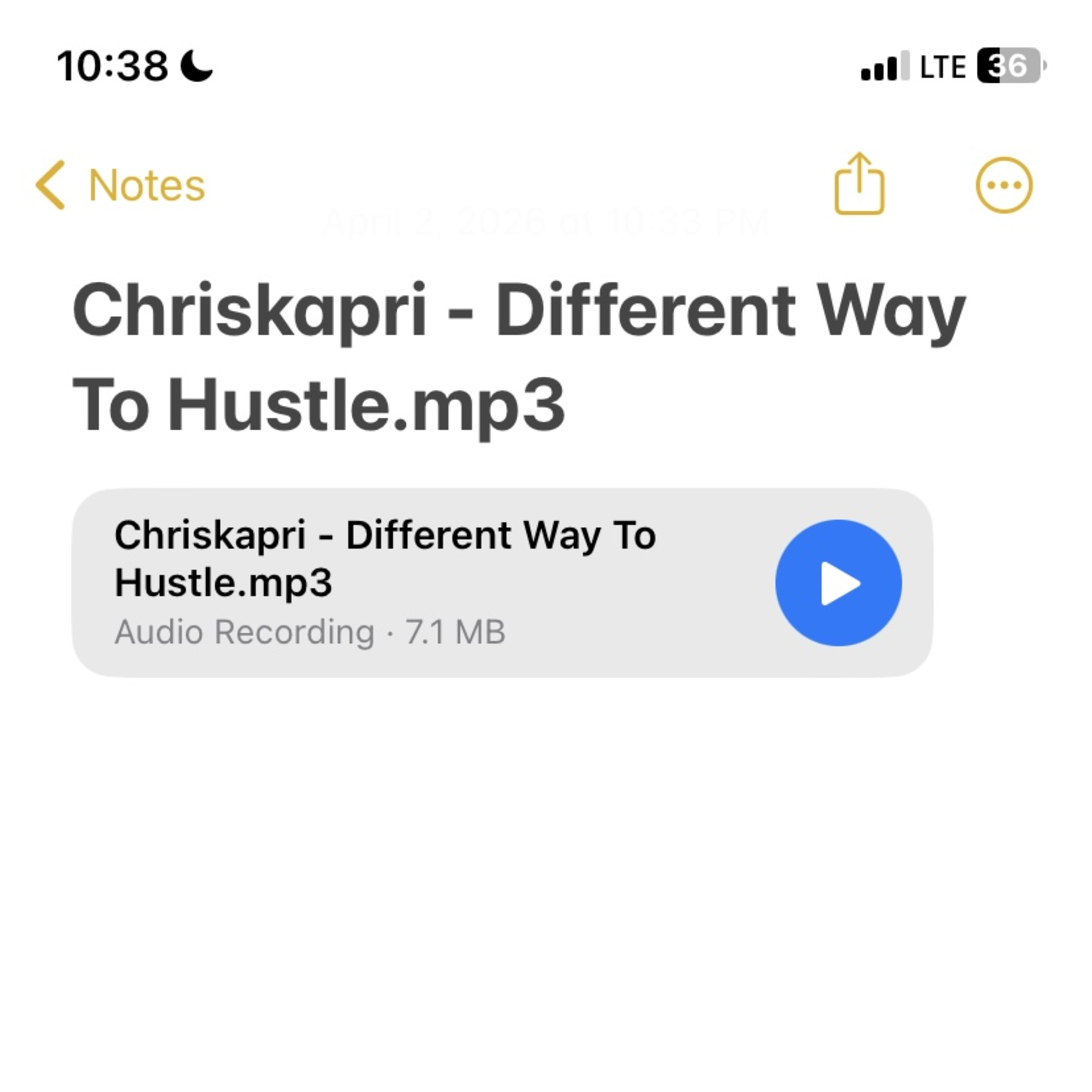 Different Way To Hustle artwork