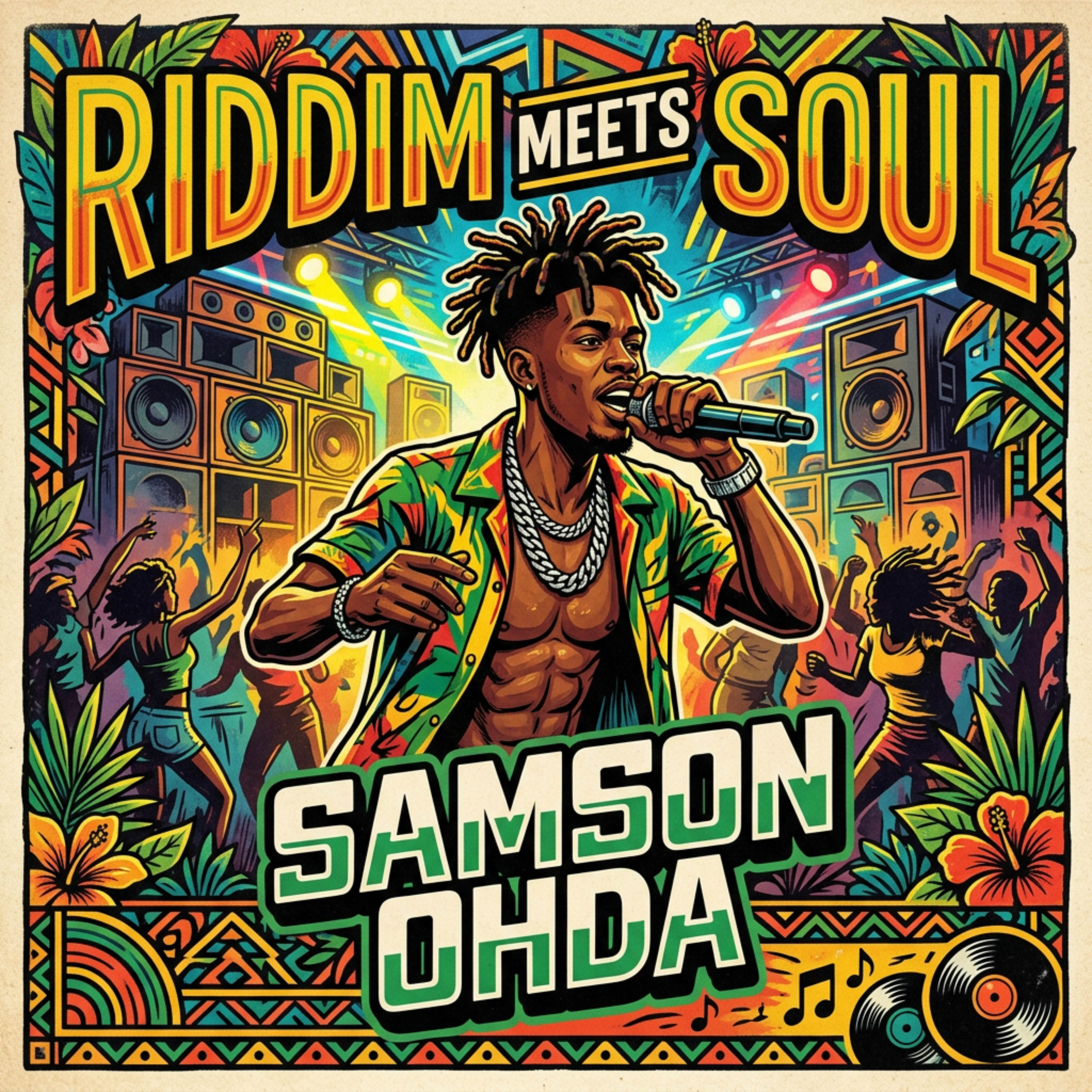 Riddim Meets Soul by Samson Ohda  cover art