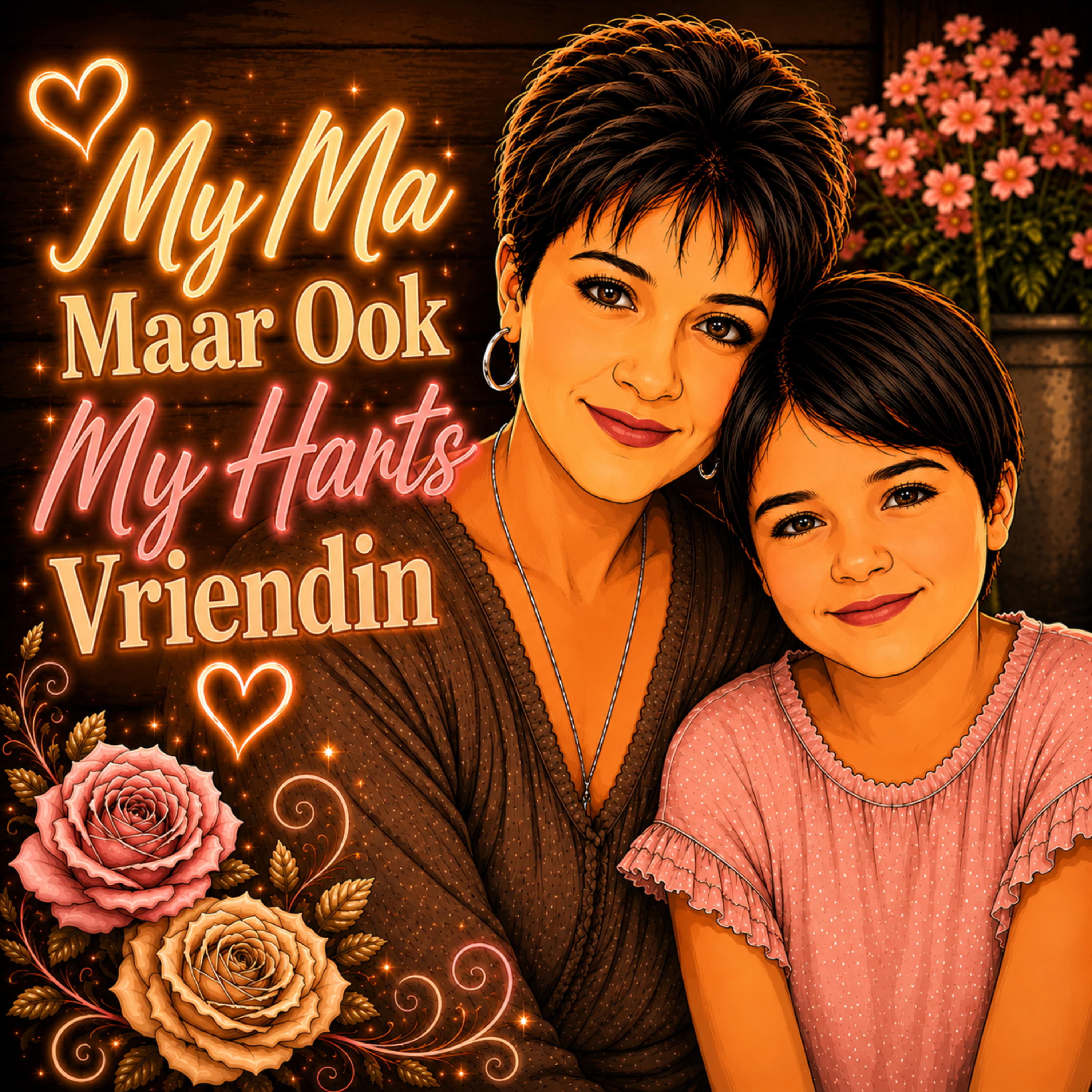 My Ma Maar Ook My Harts Vriendin by glow flower cover art