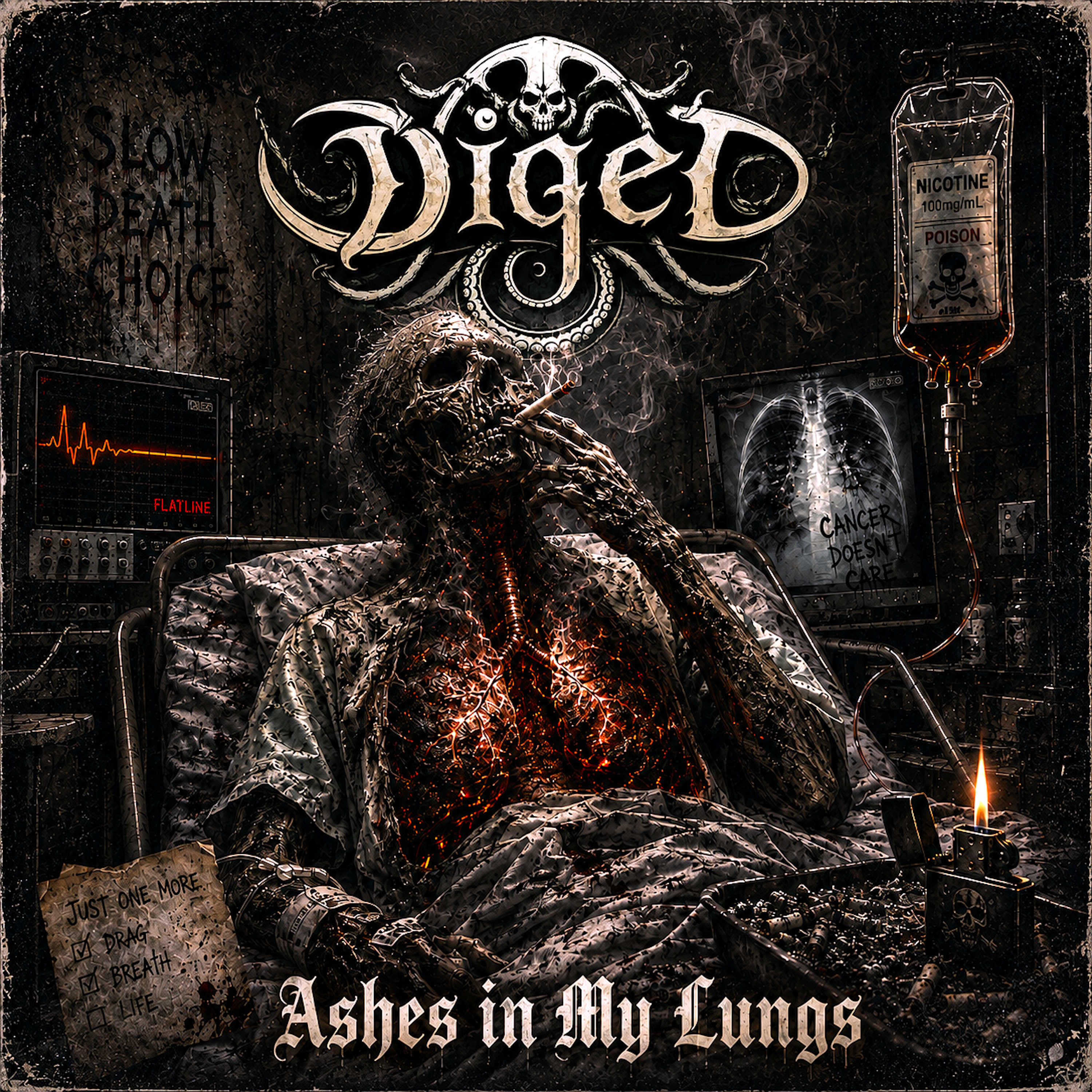Ashes In My Lungs by DIGED cover art