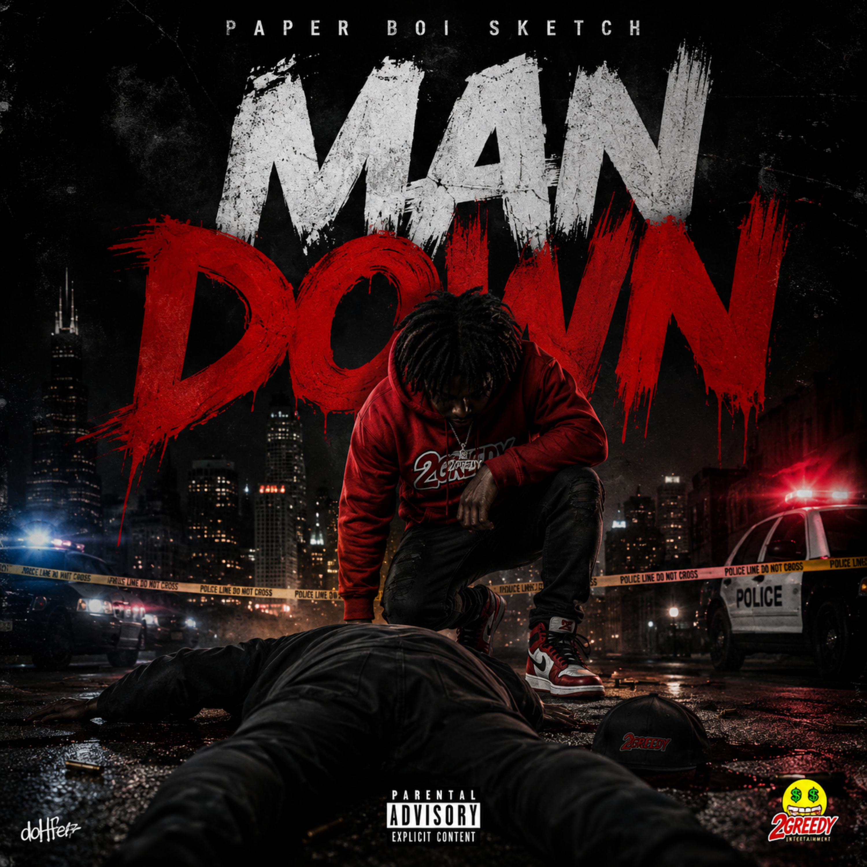 Man Down by Paper Boi Sketch cover art