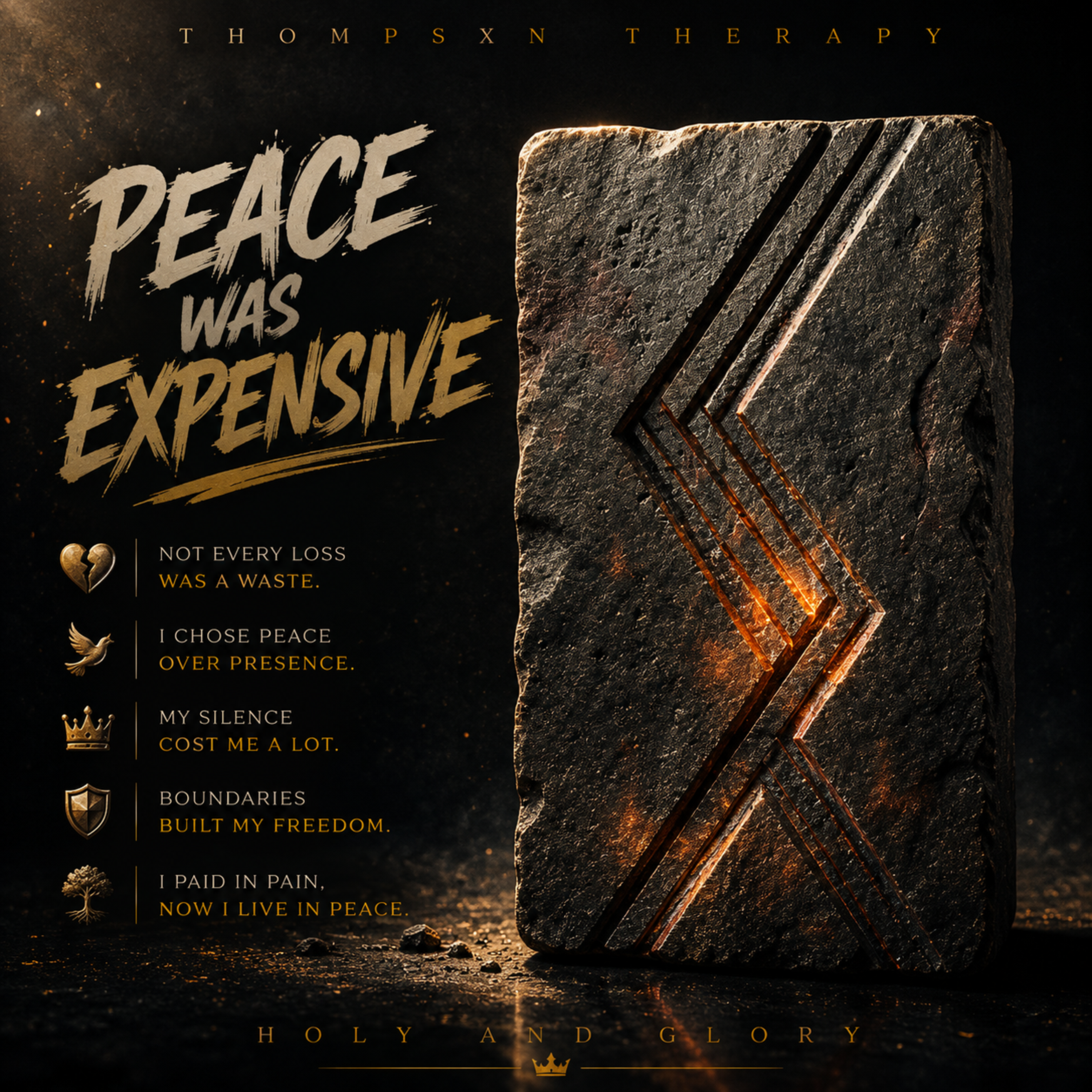 Peace Was Expensive by Thompsxn Therapy cover art