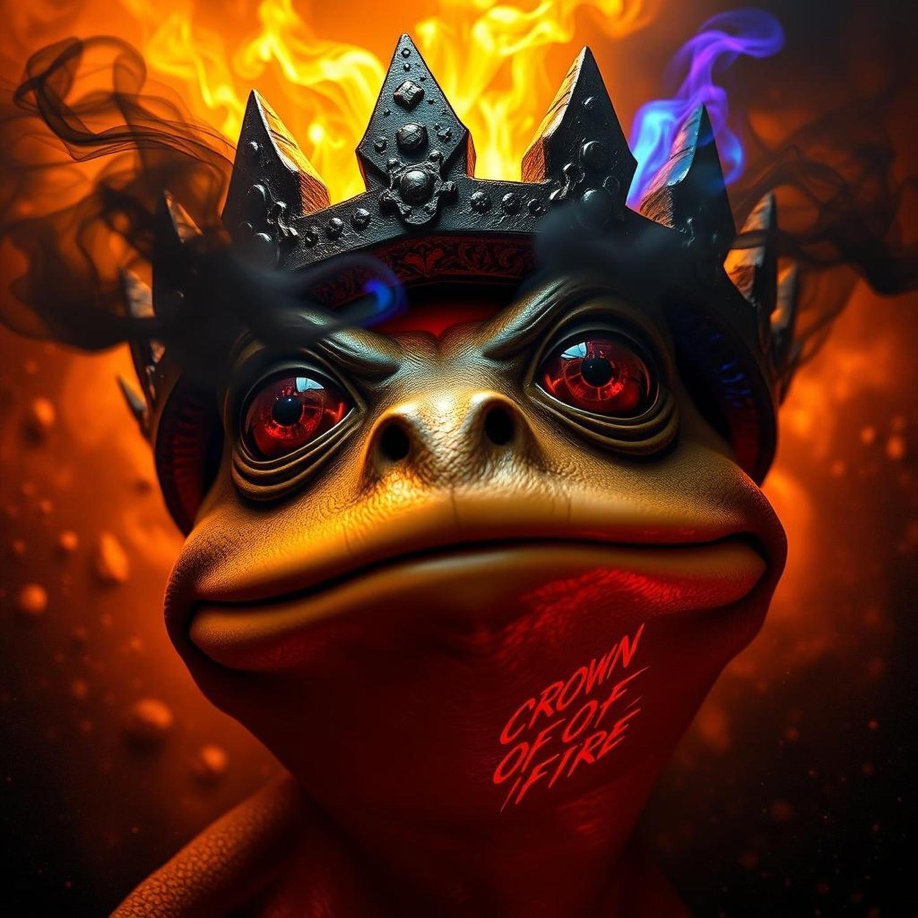 CROWN OF FIRE. artwork