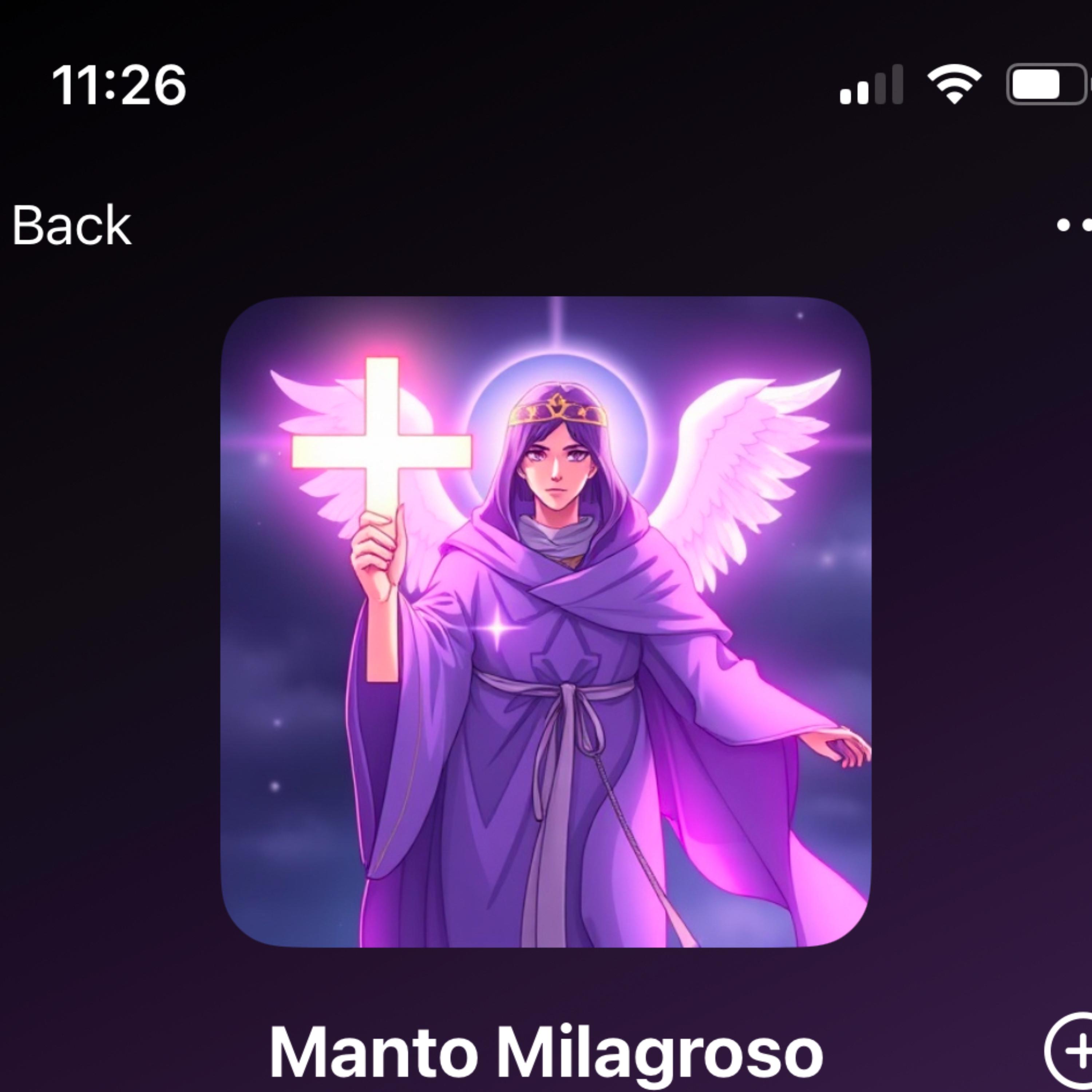 Manto Milagroso artwork