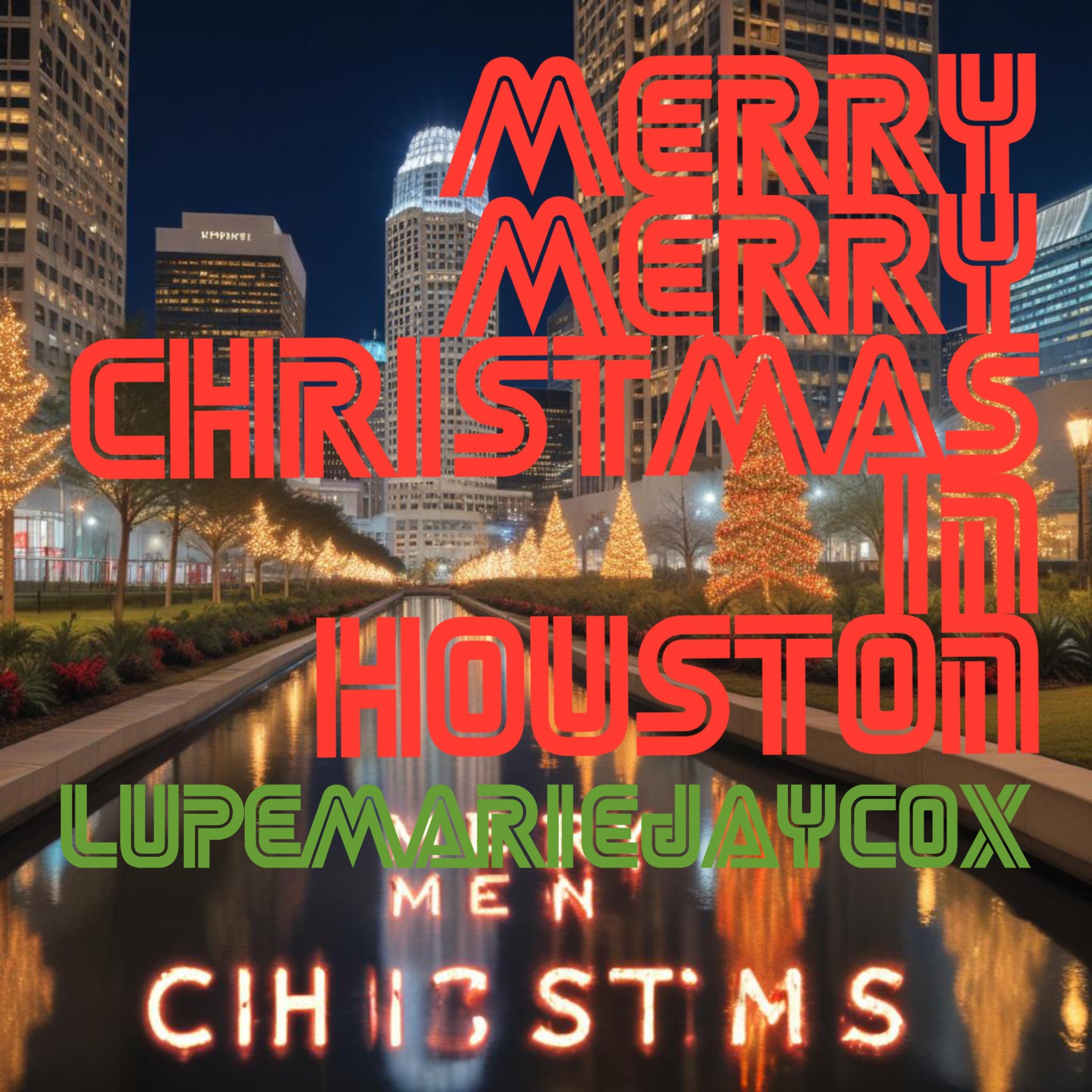 Merry Merry Christmas In Houston artwork