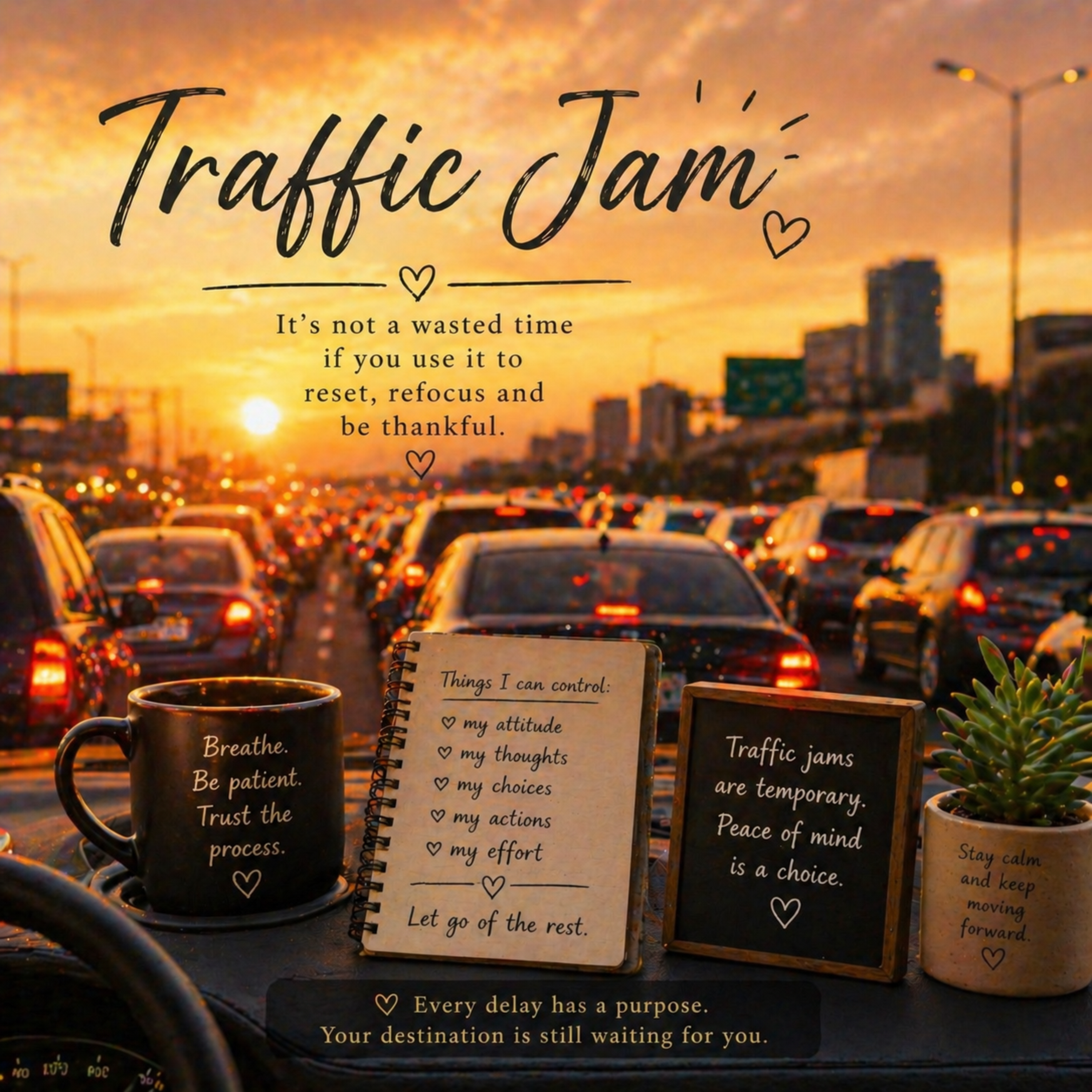 traffic jam artwork
