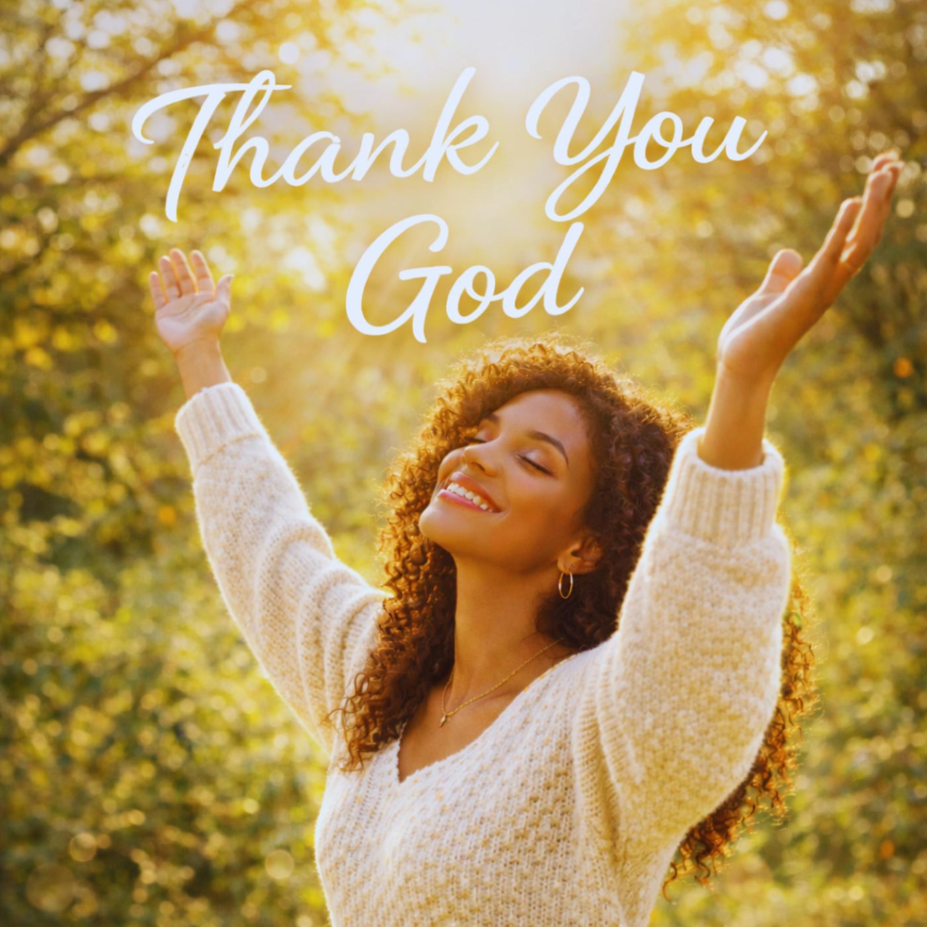 Thank you God artwork