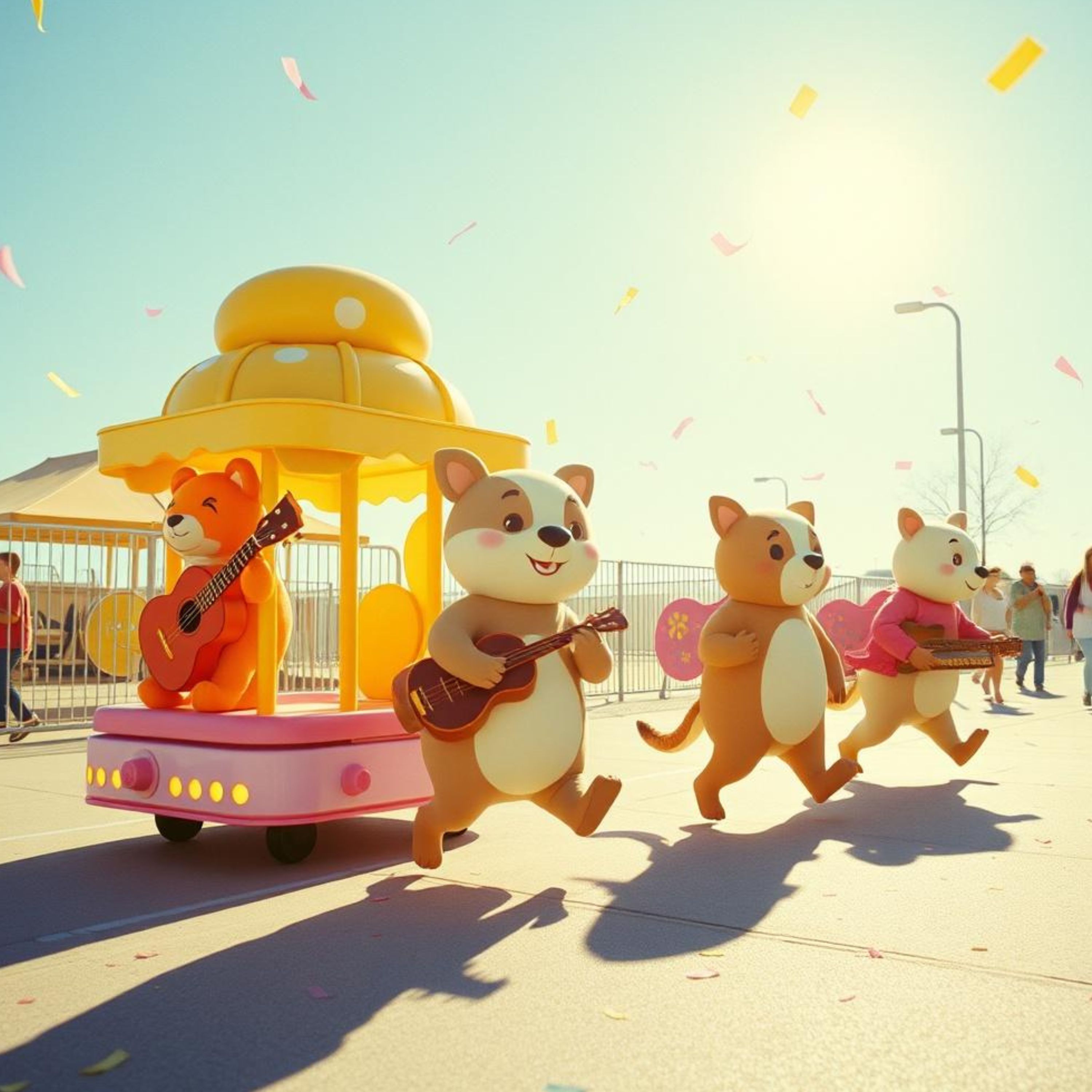 Sunny Playground Parade artwork
