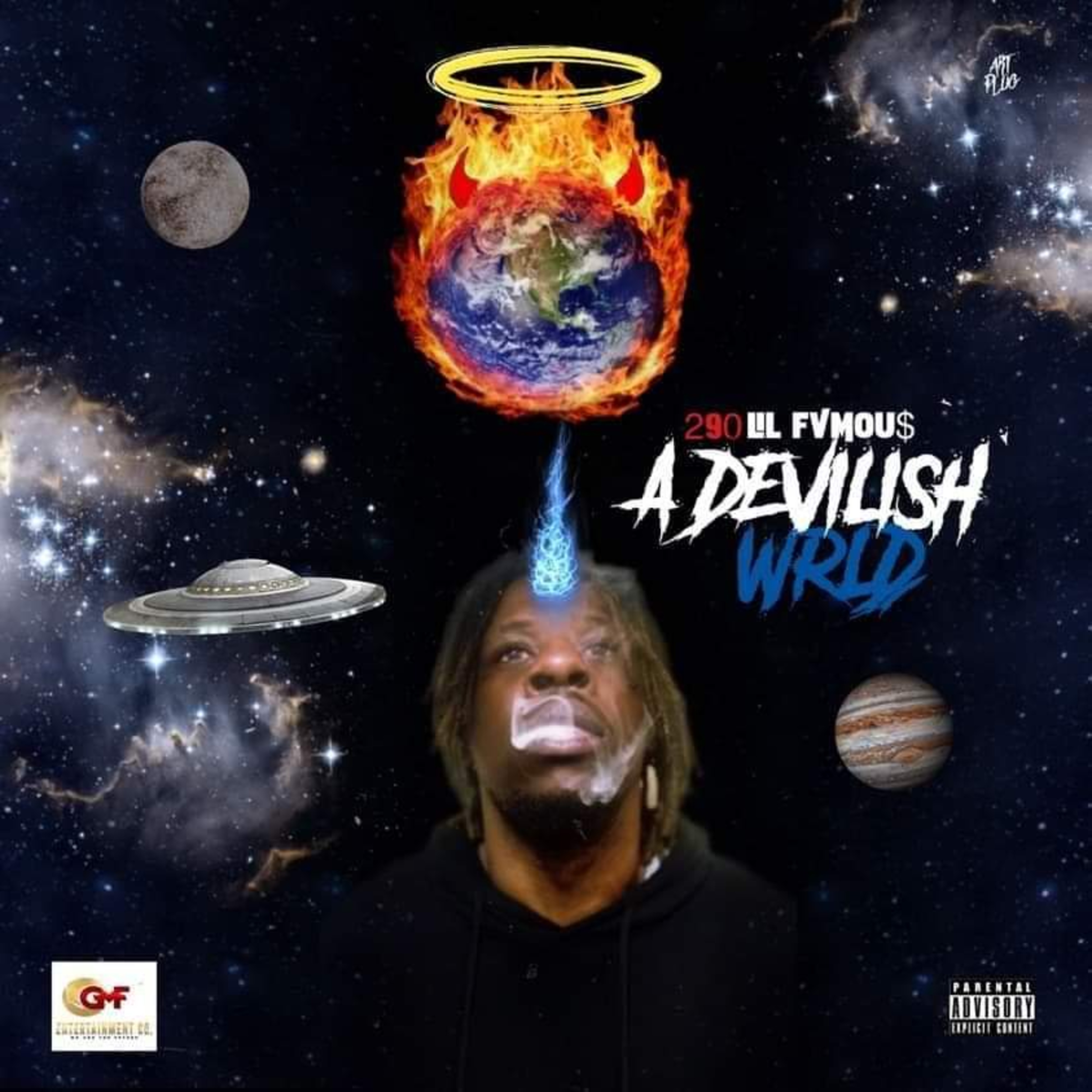 A Devilish WRLD artwork
