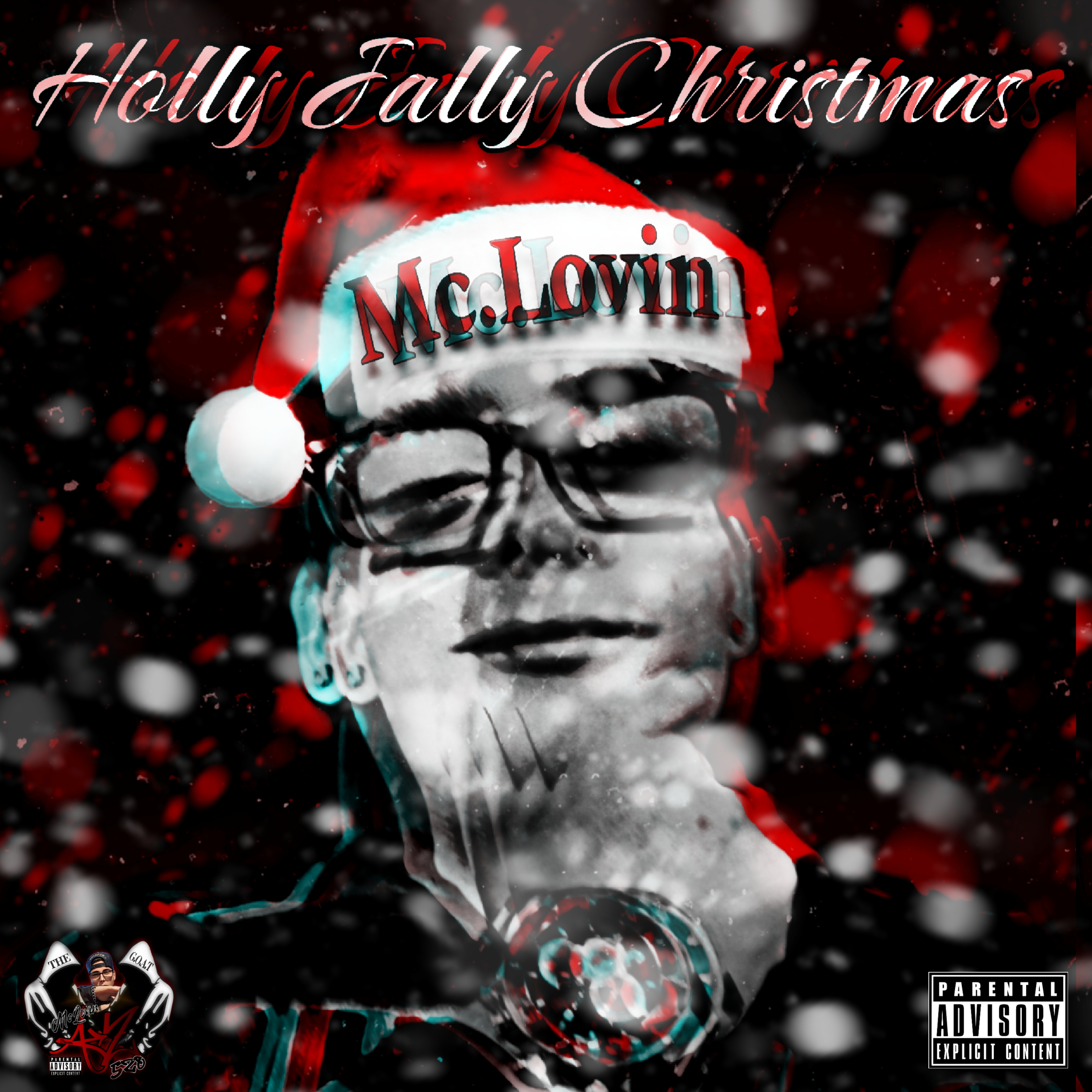 Holly jolly Christmas artwork