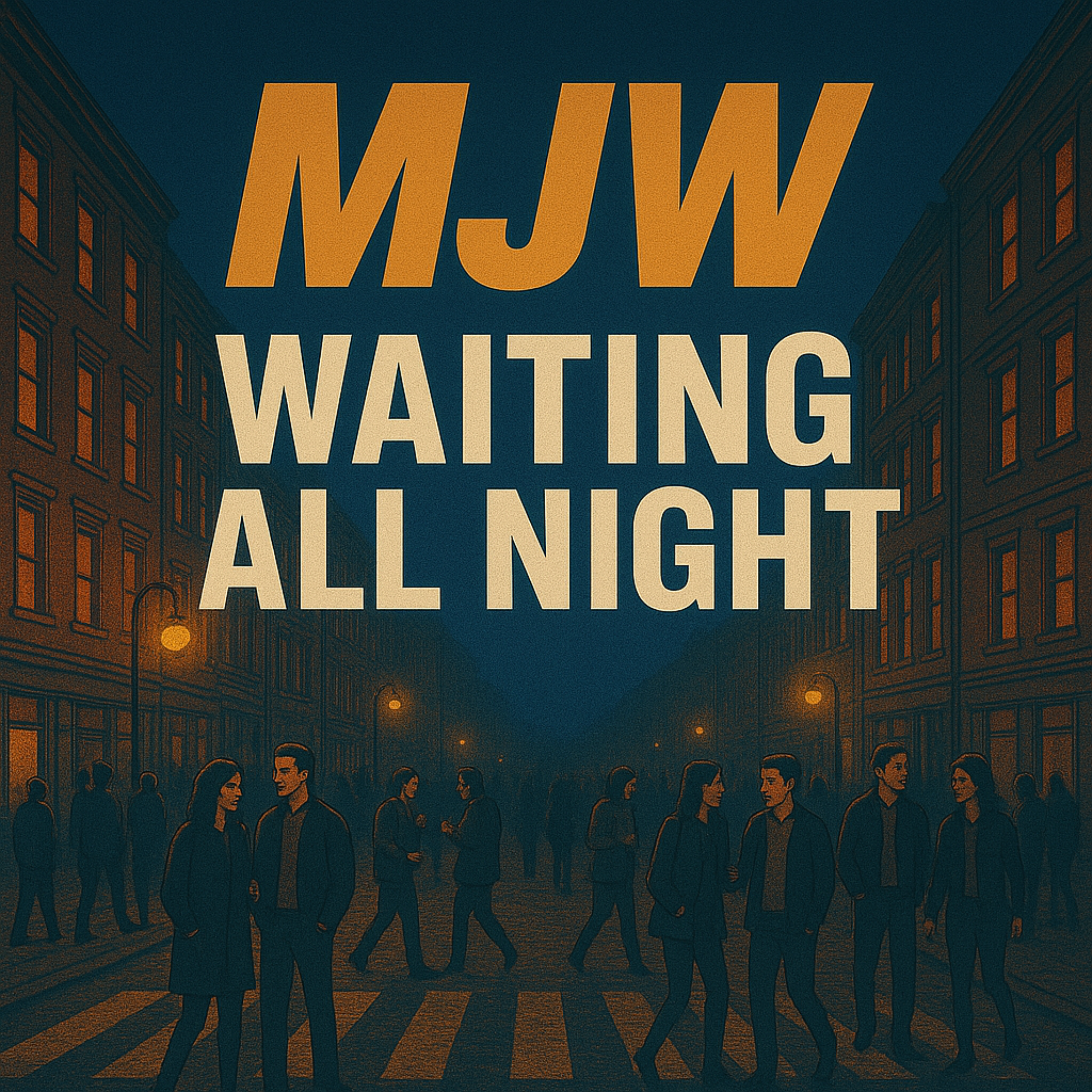 WAITING ALL NIGHT by MJW cover art