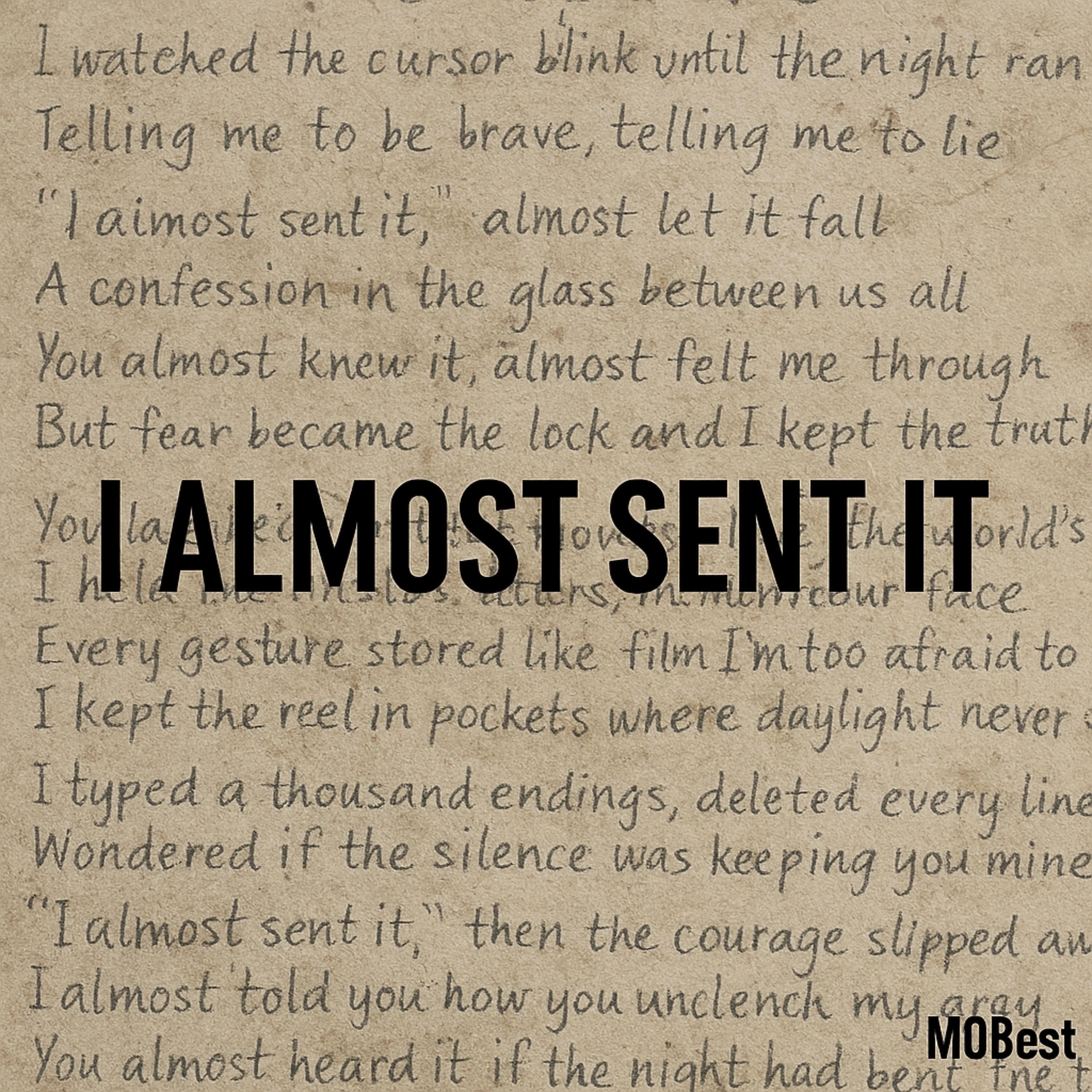 I almost sent it artwork