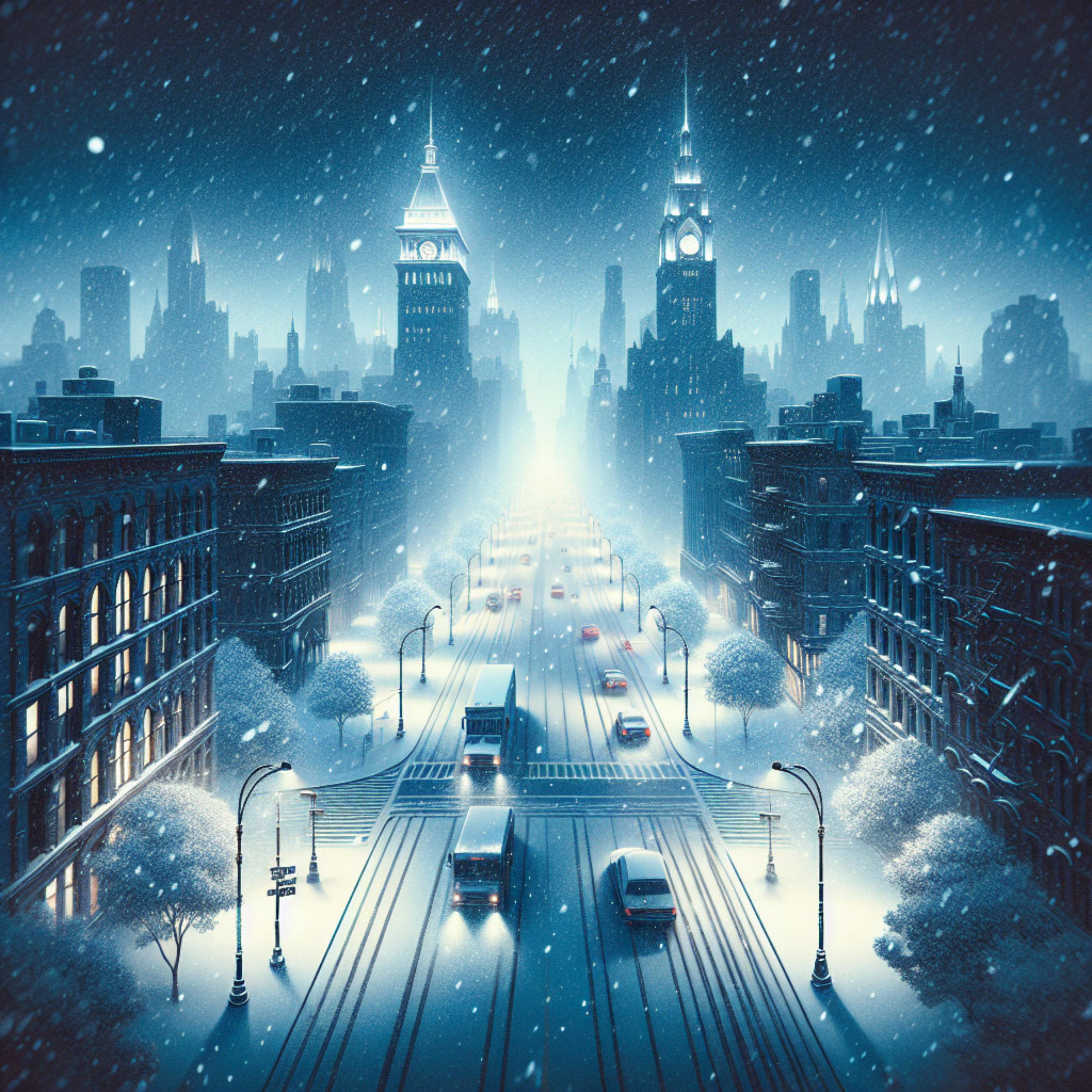 THROUGH THE SNOW artwork