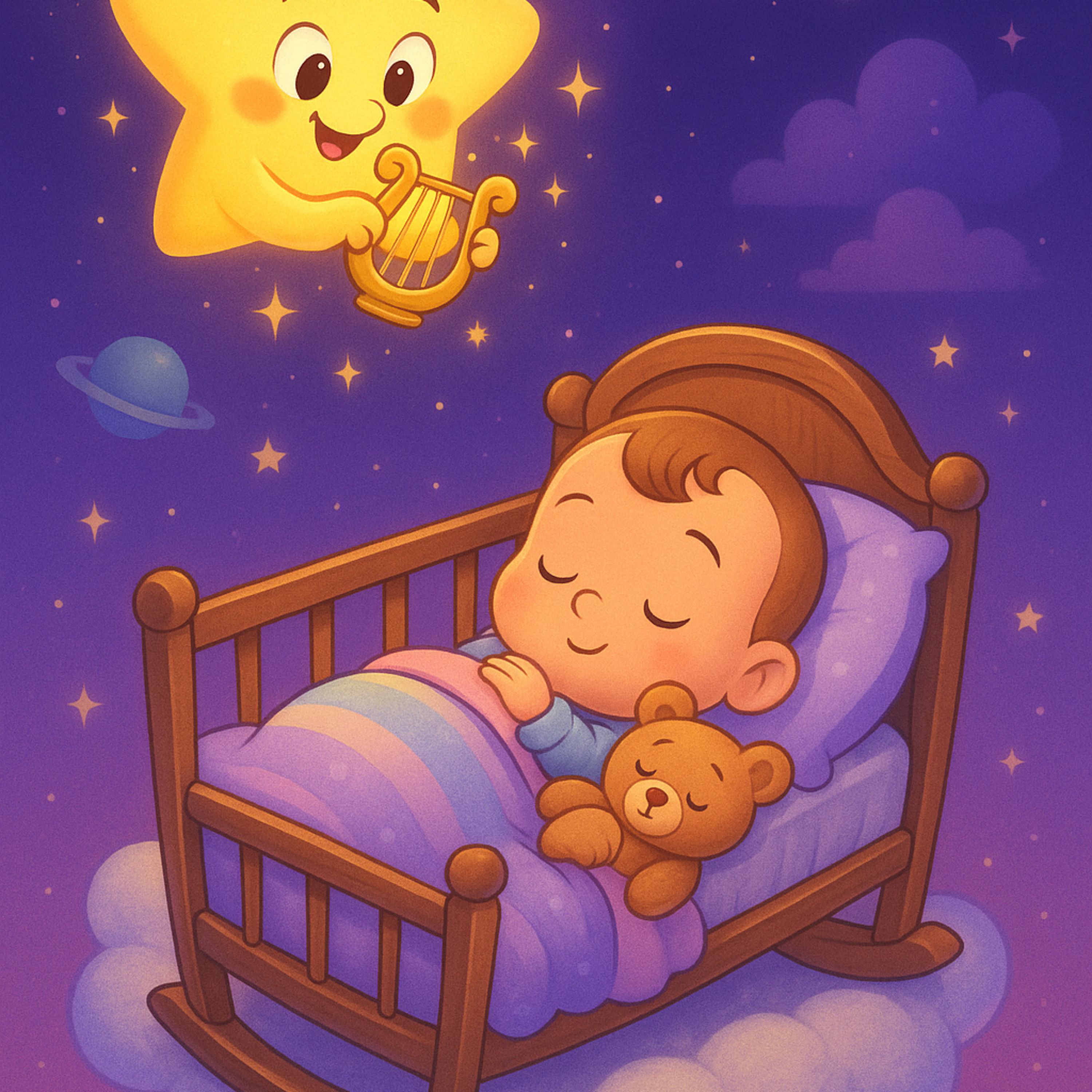 Tranquilidad Nocturna Bebés gracias a Nanas Suaves artwork