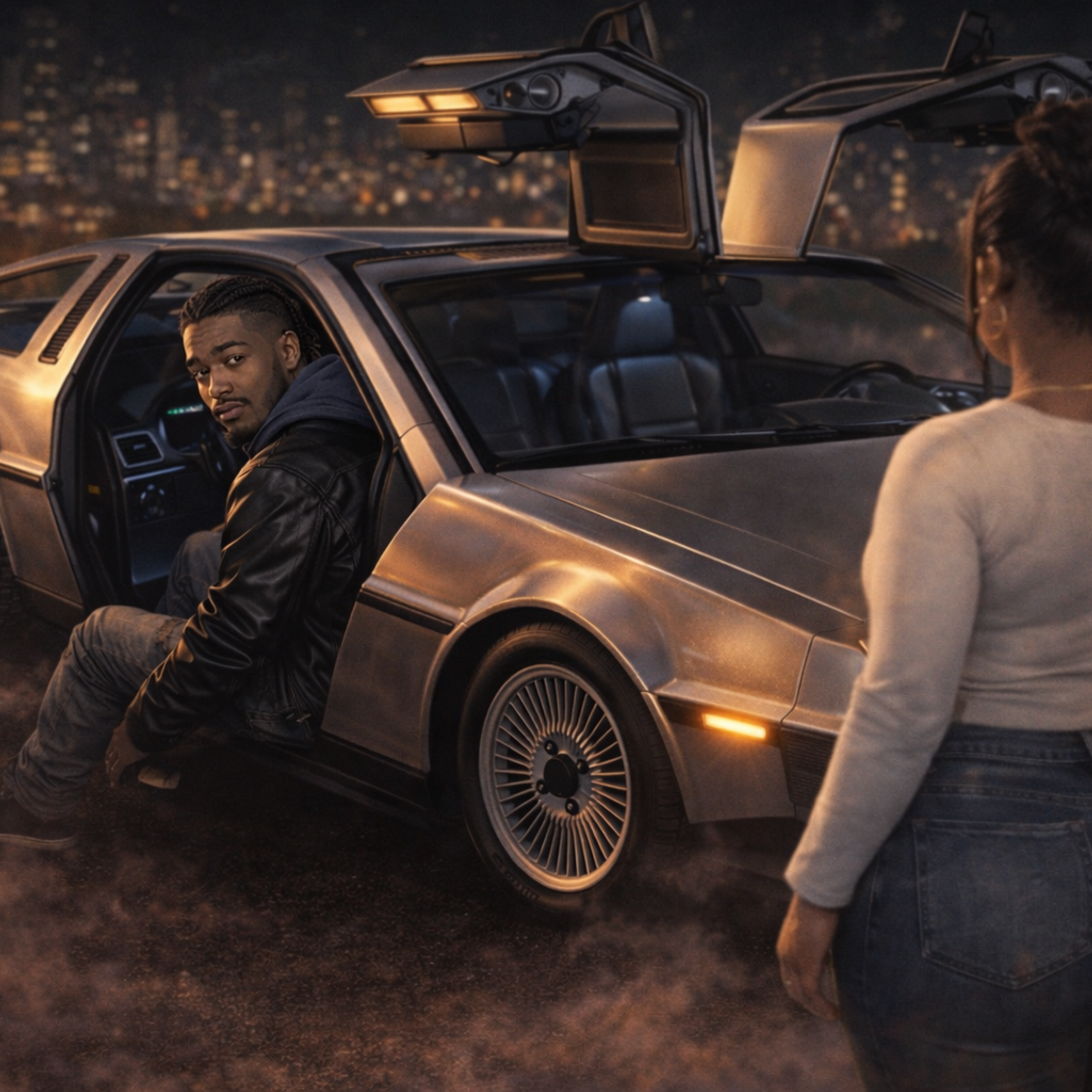 DeLorean artwork